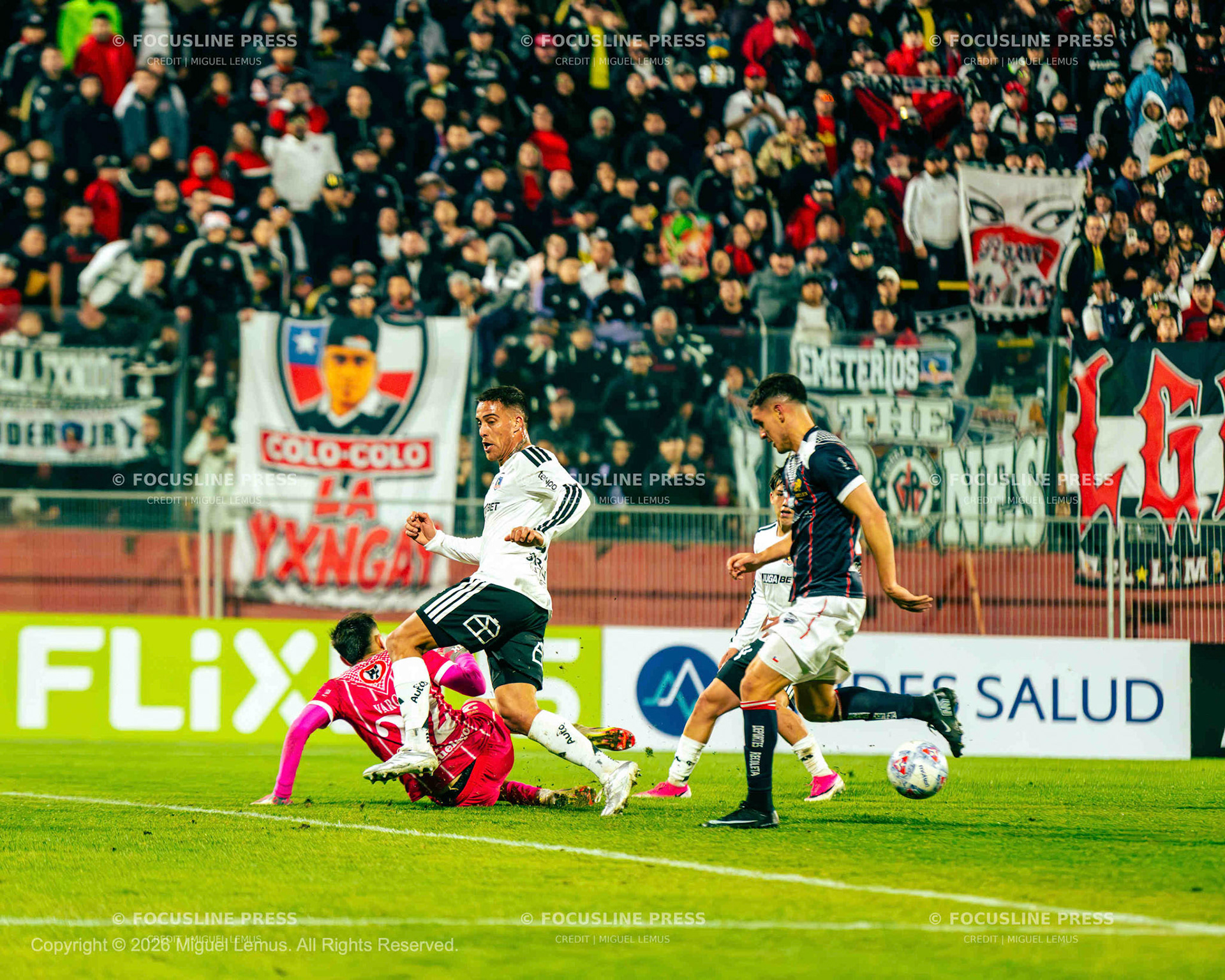 General view of play during the Liga de Ascenso 2026  match between Deportes Recoleta  and  Colo-Colo  at  estadio Santa Laura in Santiago , Chile, 2026-06-20 19:20(Photo by Miguel Lemus)