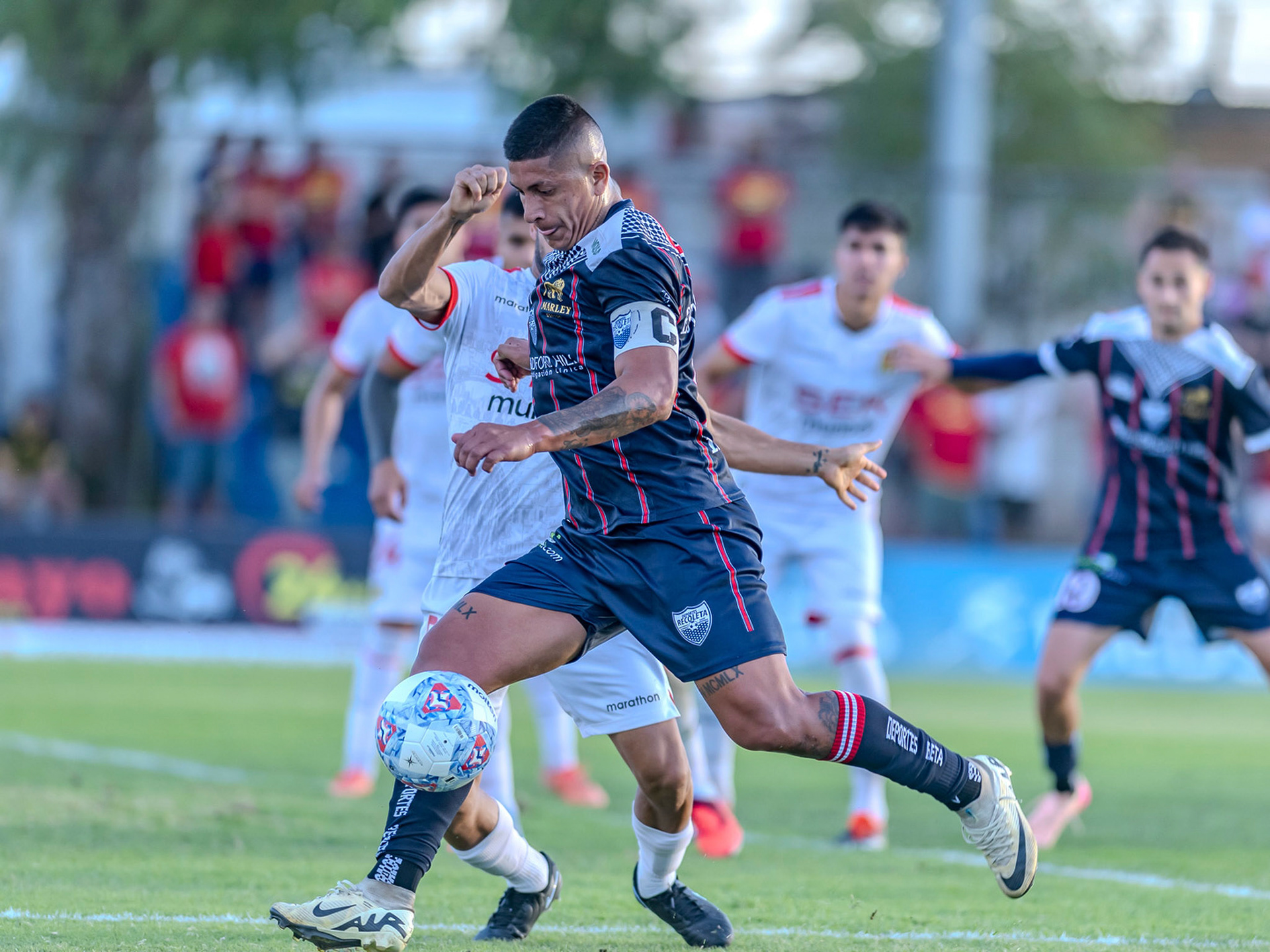 Santiago, Chile - 27 de febrero de 2026: partido entre Union Española y Deportes Recoleta válido por la fecha 2 del 2026 ,de la Liga de Ascenso 2026, disputado en el Estadio Popular de Recoleta Leonel Sanchez Foto: Miguel LemusFoto: Miguel Lemus Dávila