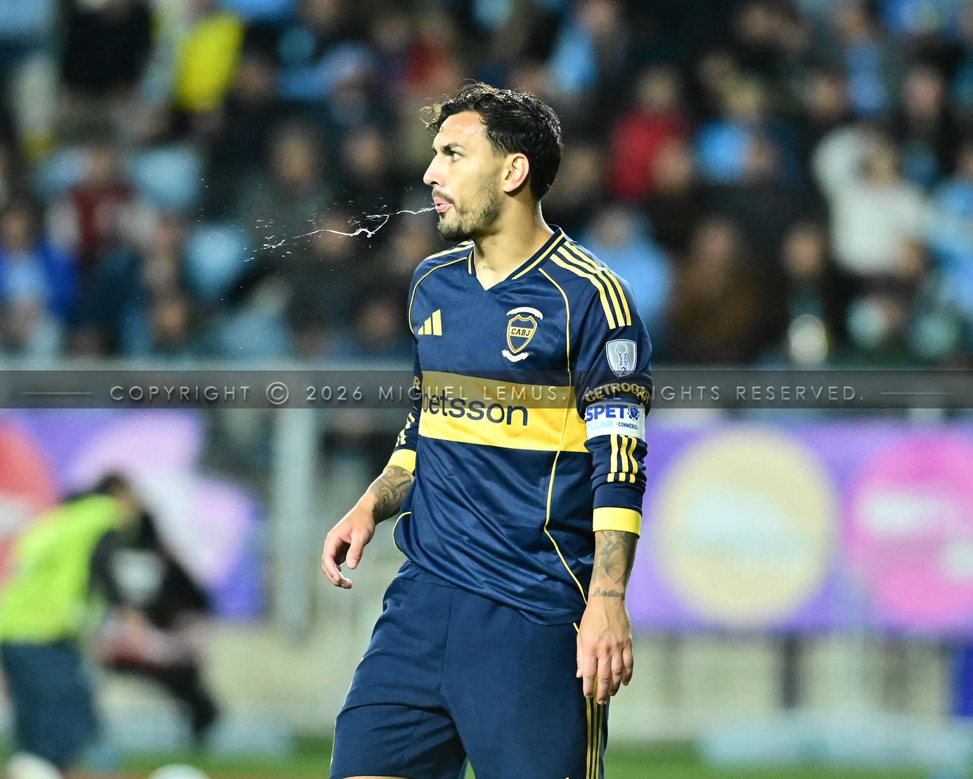 General view of play during the Copa Sudamericana 2026  match between Boca Juniors   and    Club Deportivo O'Higgins at  Estadio El teniente de Rancagua , Chile, 2026-07-30 21:44(Photo by Miguel Lemus)