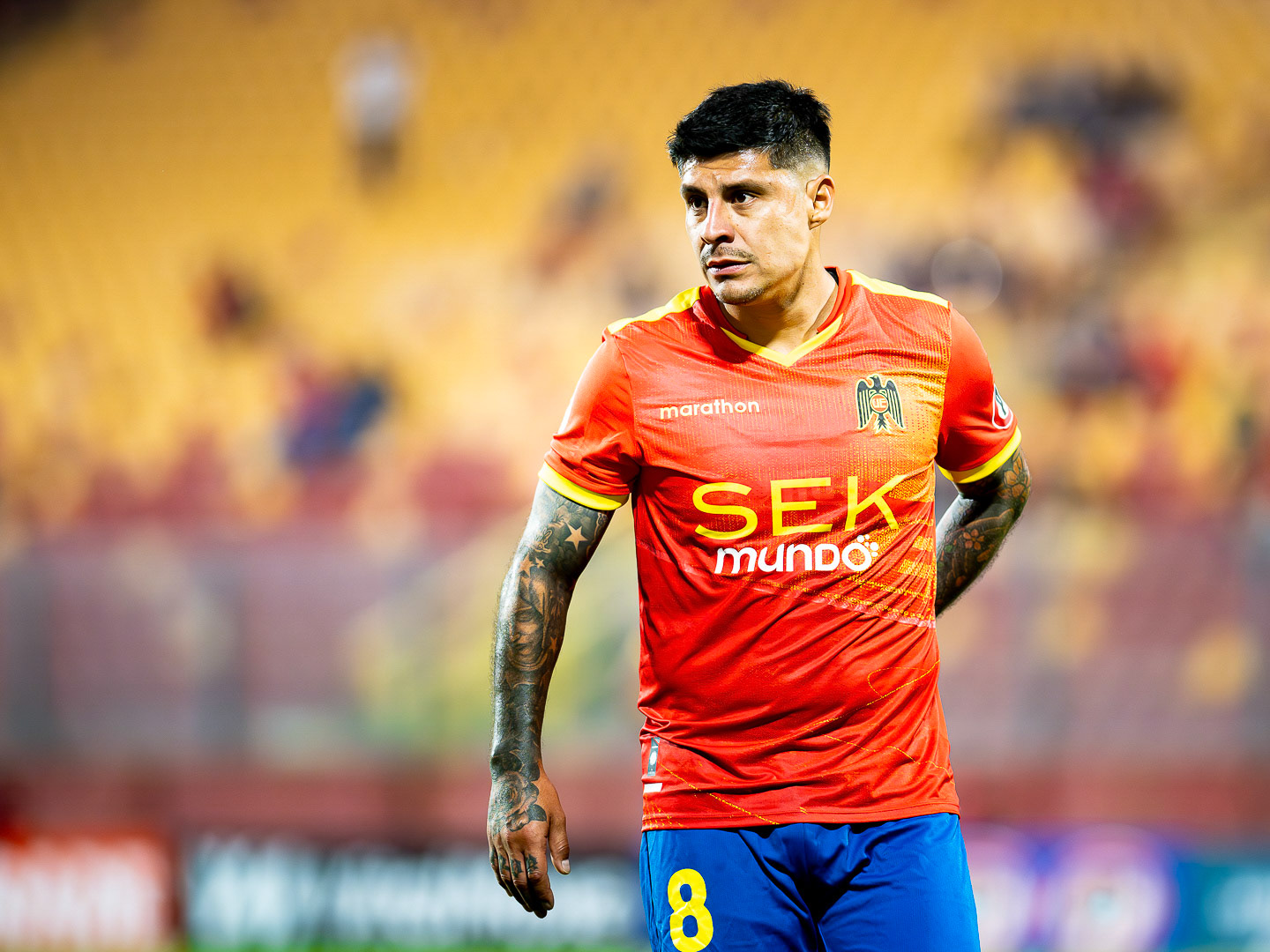 Santiago, Chile - 10 de marzo de 2026: partido entre Union Española y Deportivo Magallanes válido por la fecha 3 del 2026 ,Liga de Ascenso 2026, disputado en el Estadio Santa LauraFoto: Miguel Lemus Dávila