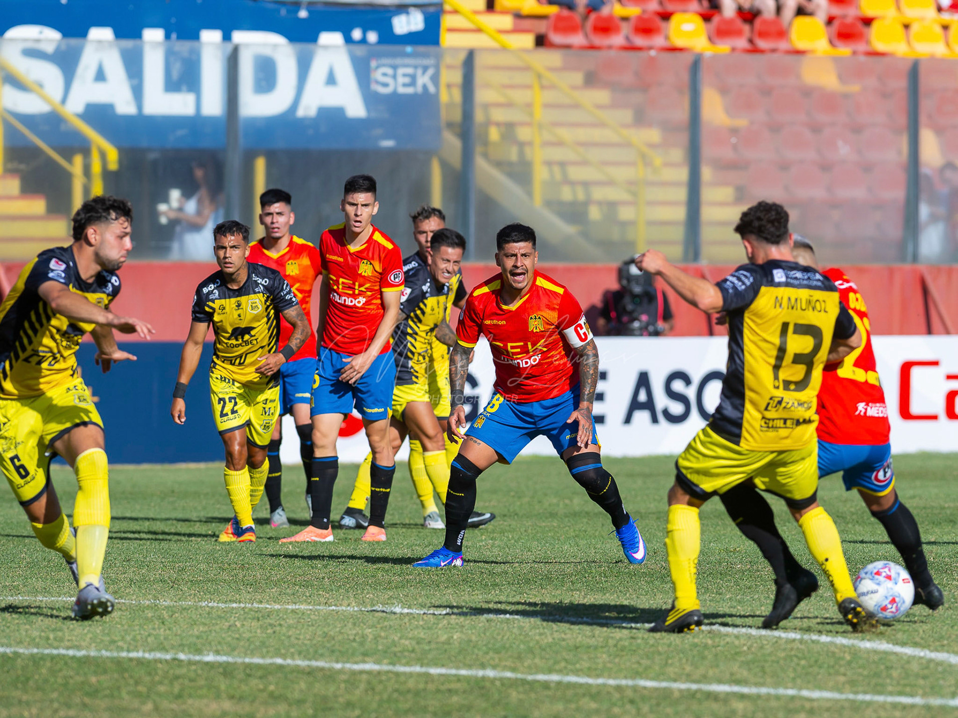 Santiago, Chile - 21 de febrero de 2026: partido entre Union Española y San Luis de Quillota válido por la fecha21 de febrero de 2026:de la Liga de Ascenso 2026, disputado en el Estadio Santa Laura. Foto: Miguel Lemus