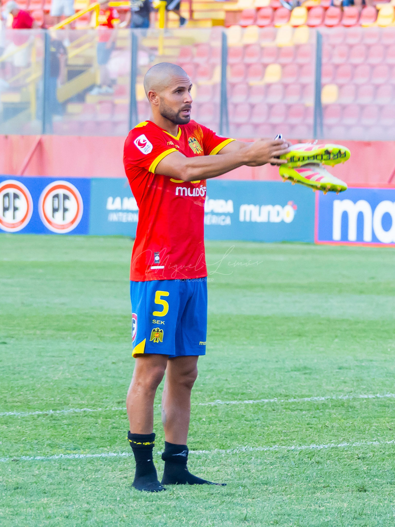 Santiago, Chile - 21 de febrero de 2026: partido entre Union Española y San Luis de Quillota válido por la fecha21 de febrero de 2026:de la Liga de Ascenso 2026, disputado en el Estadio Santa Laura. Foto: Miguel Lemus