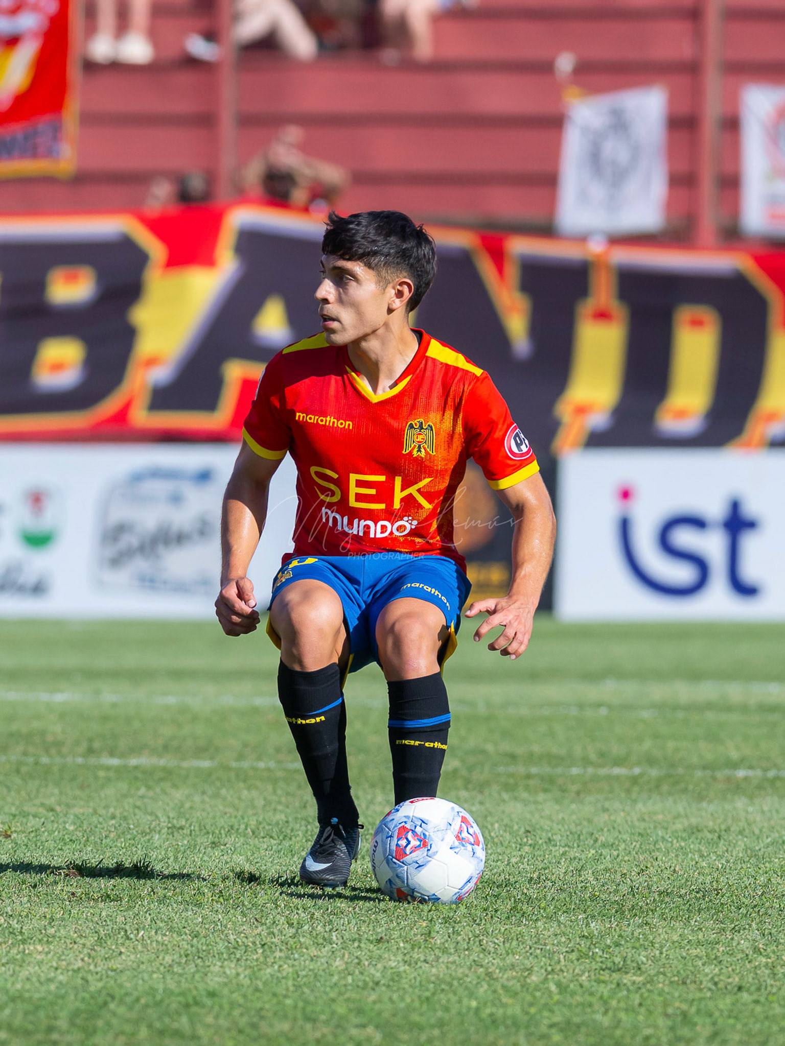 Santiago, Chile - 21 de febrero de 2026: partido entre Union Española y San Luis de Quillota válido por la fecha21 de febrero de 2026:de la Liga de Ascenso 2026, disputado en el Estadio Santa Laura. Foto: Miguel Lemus