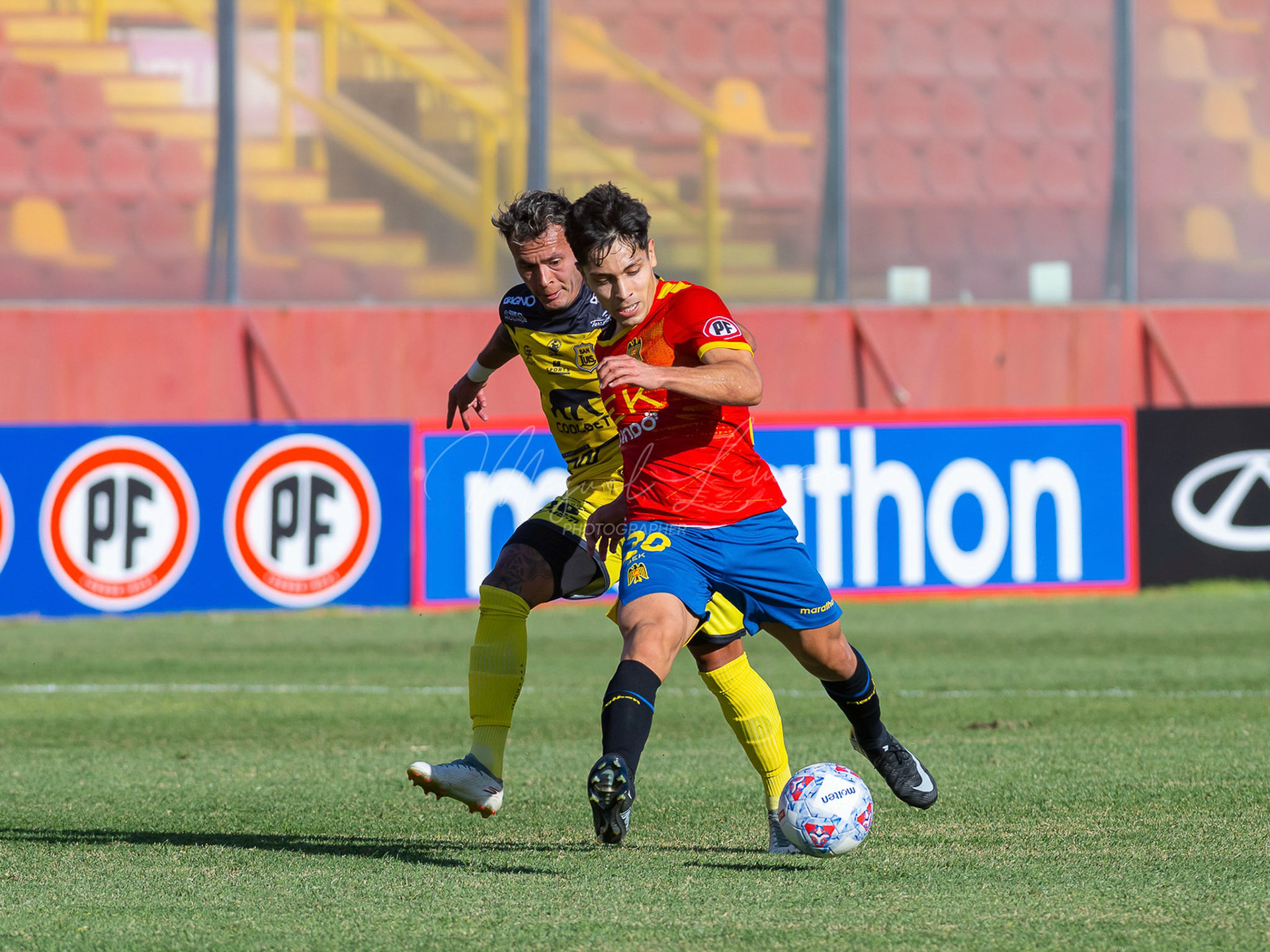 Santiago, Chile - 21 de febrero de 2026: partido entre Union Española y San Luis de Quillota válido por la fecha21 de febrero de 2026:de la Liga de Ascenso 2026, disputado en el Estadio Santa Laura. Foto: Miguel Lemus