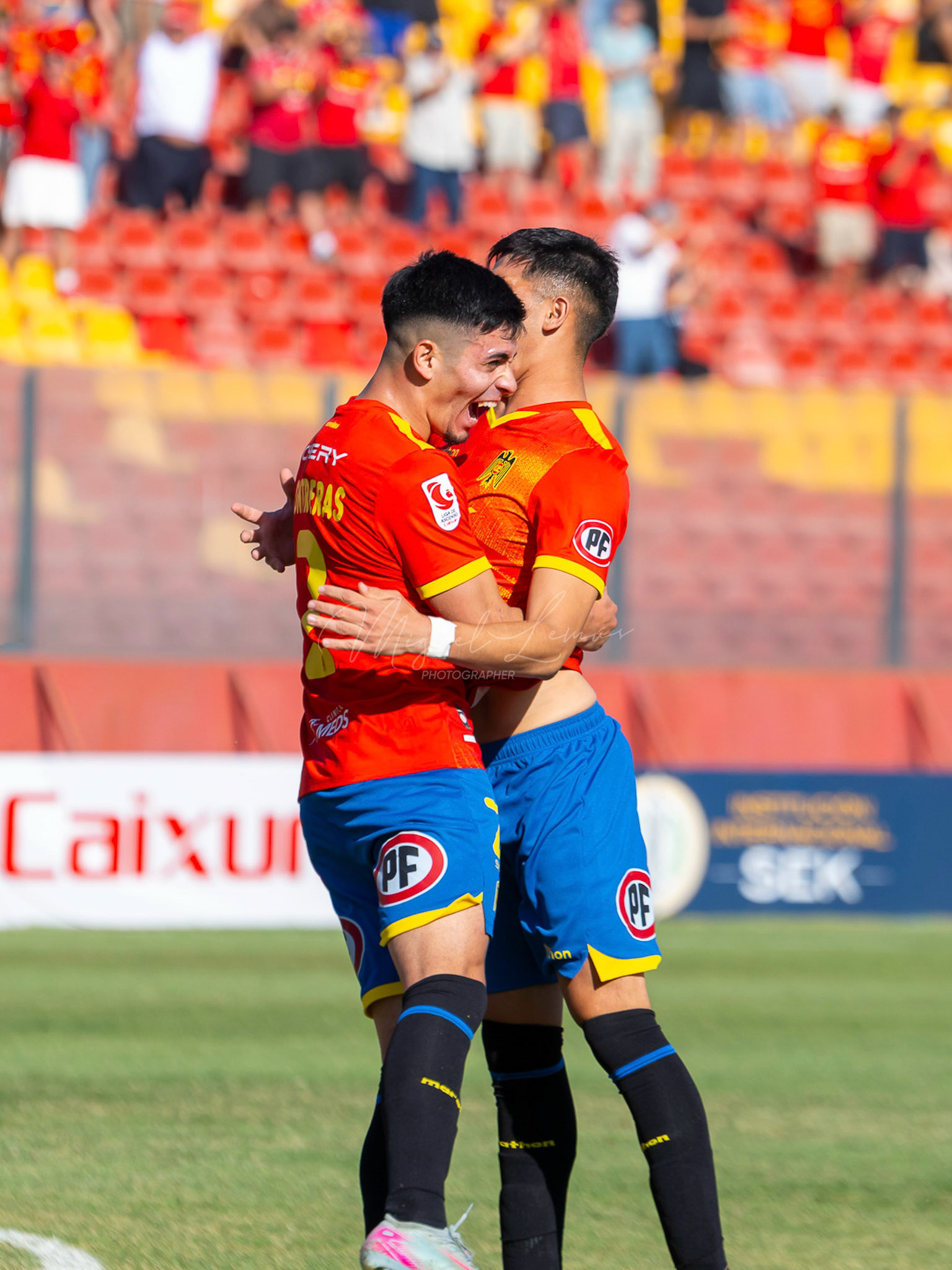 Santiago, Chile - 21 de febrero de 2026: partido entre Union Española y San Luis de Quillota válido por la fecha21 de febrero de 2026:de la Liga de Ascenso 2026, disputado en el Estadio Santa Laura. Foto: Miguel Lemus