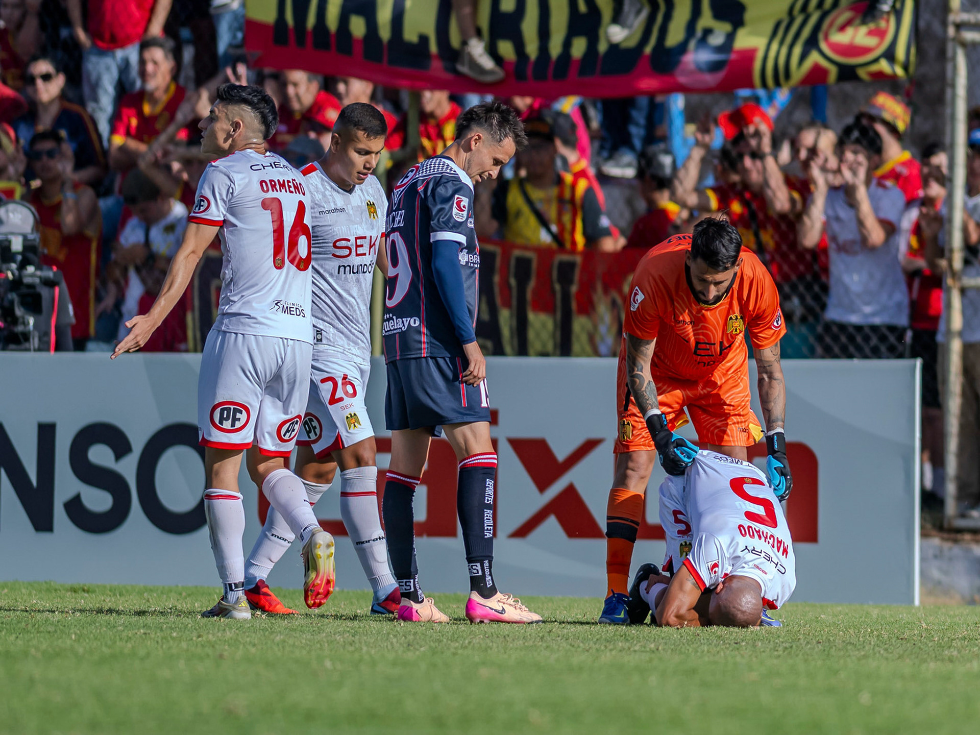 Santiago, Chile - 27 de febrero de 2026: partido entre Union Española y Deportes Recoleta válido por la fecha 2 del 2026 ,de la Liga de Ascenso 2026, disputado en el Estadio Popular de Recoleta Leonel Sanchez Foto: Miguel LemusFoto: Miguel Lemus Dávila