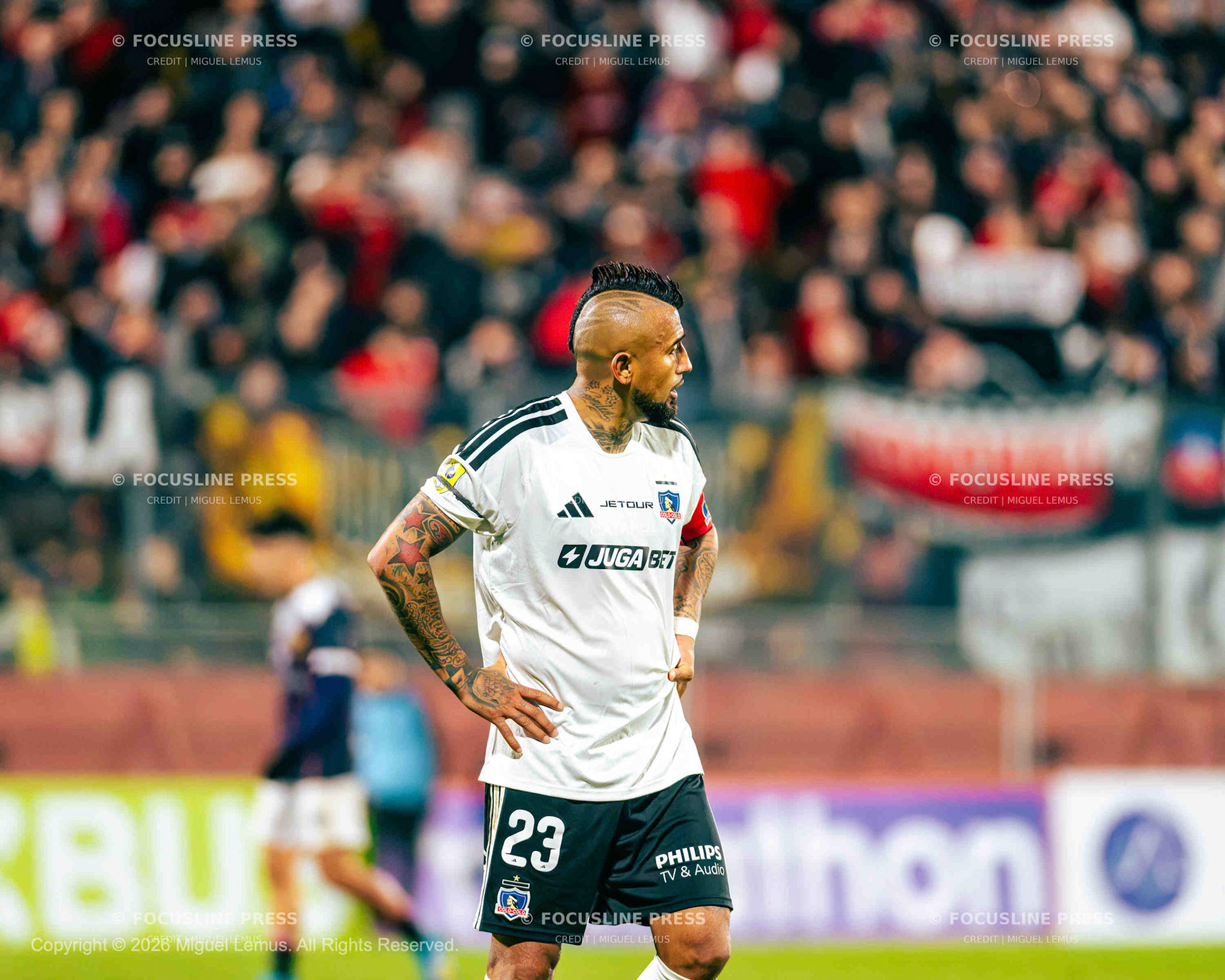 General view of play during the Liga de Ascenso 2026  match between Deportes Recoleta  and  Colo-Colo  at  estadio Santa Laura in Santiago , Chile, 2026-06-20 19:19(Photo by Miguel Lemus)