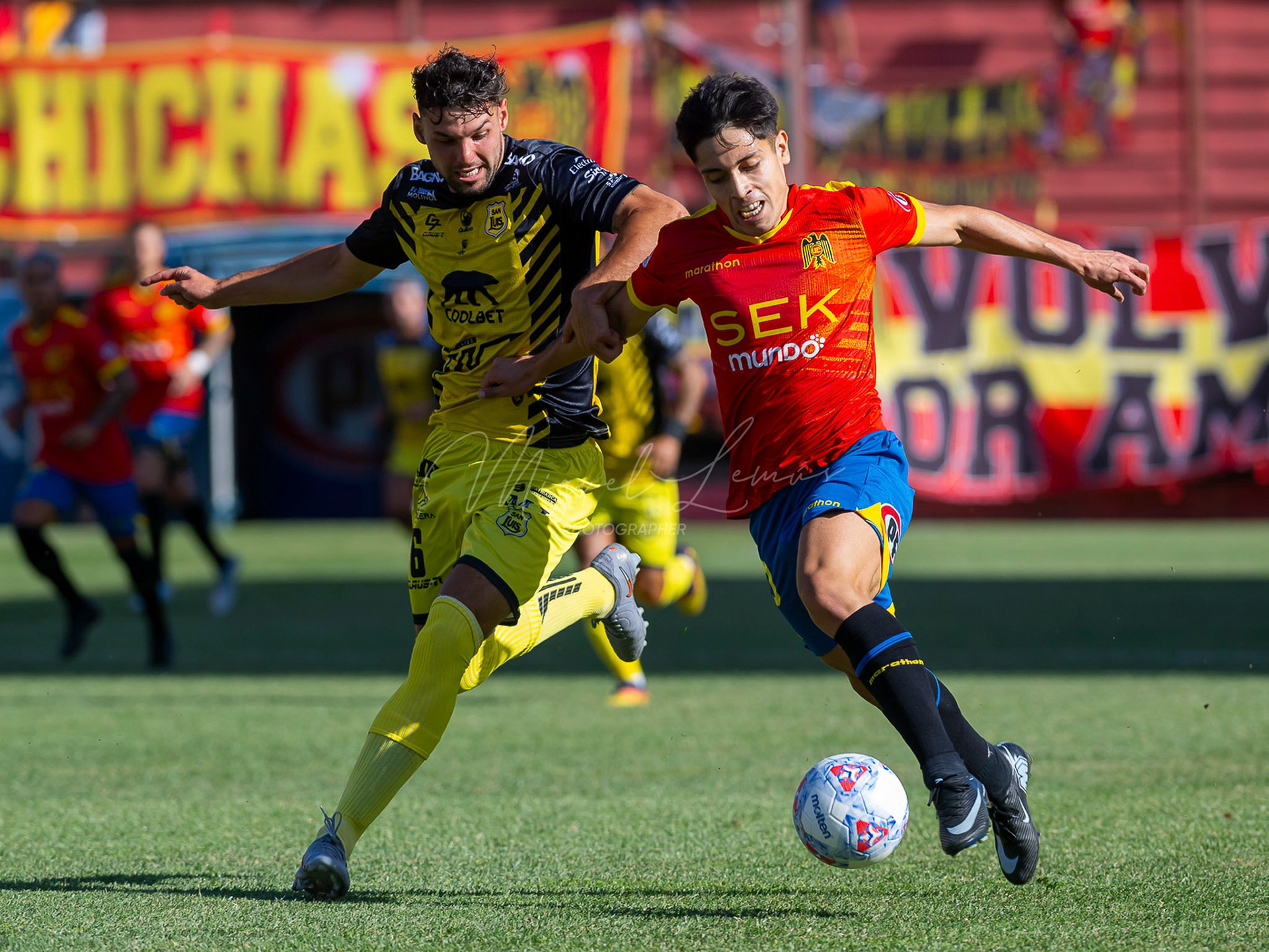 Santiago, Chile - 21 de febrero de 2026: partido entre Union Española y San Luis de Quillota válido por la fecha21 de febrero de 2026:de la Liga de Ascenso 2026, disputado en el Estadio Santa Laura. Foto: Miguel Lemus