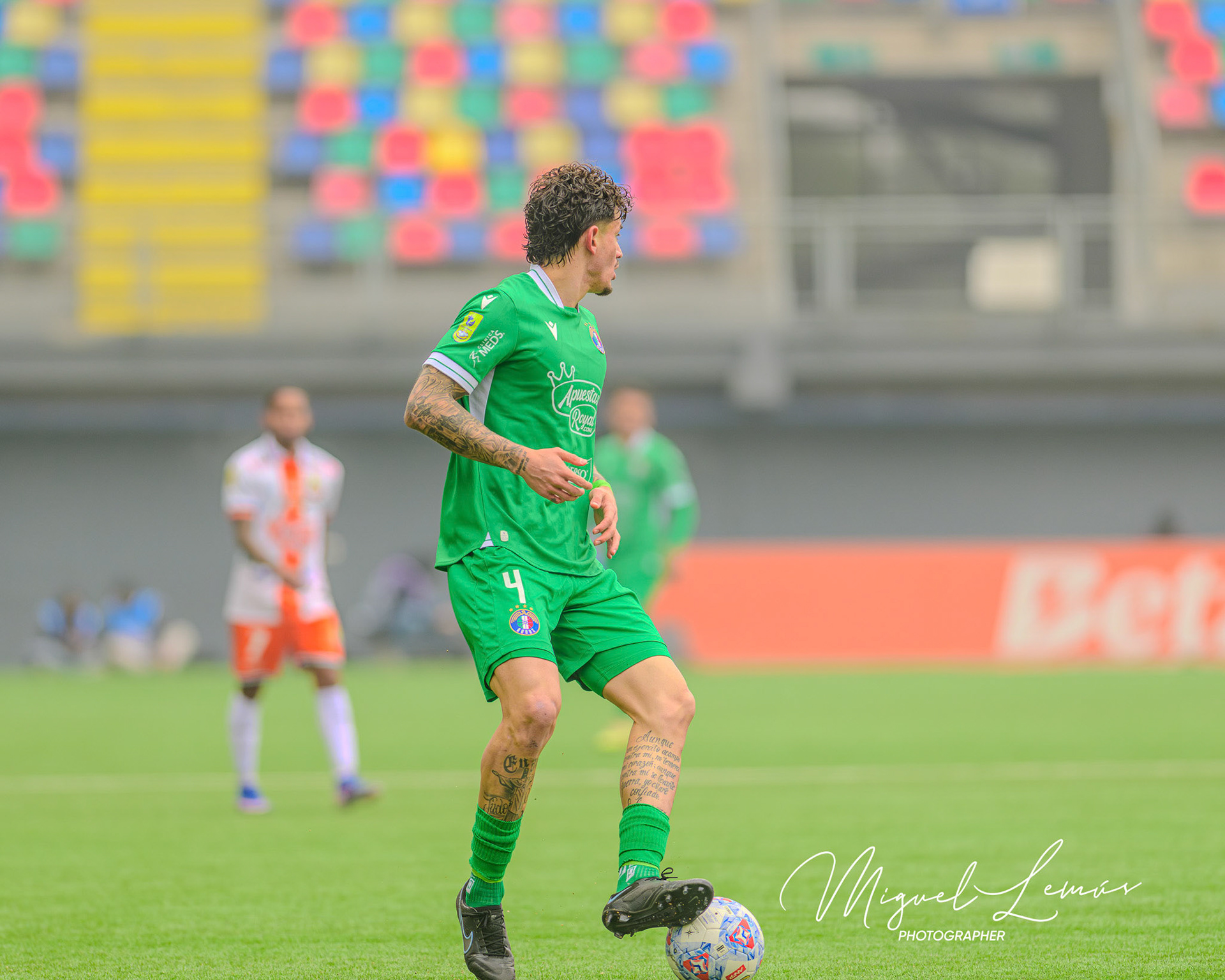 Santiago, Chile - 2026-05-23: Acción del partido entre Audax Italiano y Cobresal  Liga de Primera 2026 disputado en el  Estadio Bicentenario de la FloridaFecha 13 del campeonato  2026Foto: Miguel Lemus Dávila