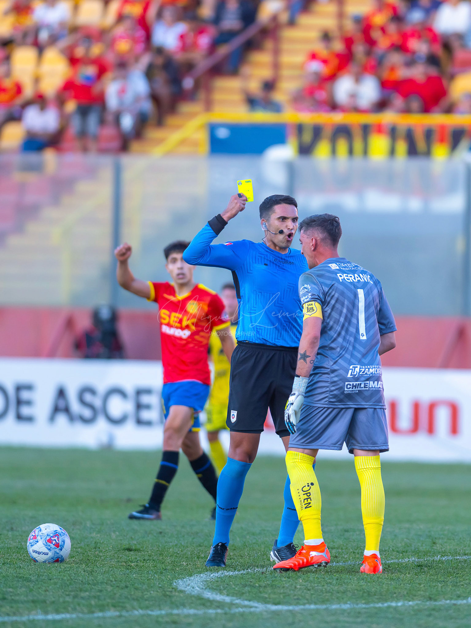 Santiago, Chile - 21 de febrero de 2026: partido entre Union Española y San Luis de Quillota válido por la fecha21 de febrero de 2026:de la Liga de Ascenso 2026, disputado en el Estadio Santa Laura. Foto: Miguel Lemus