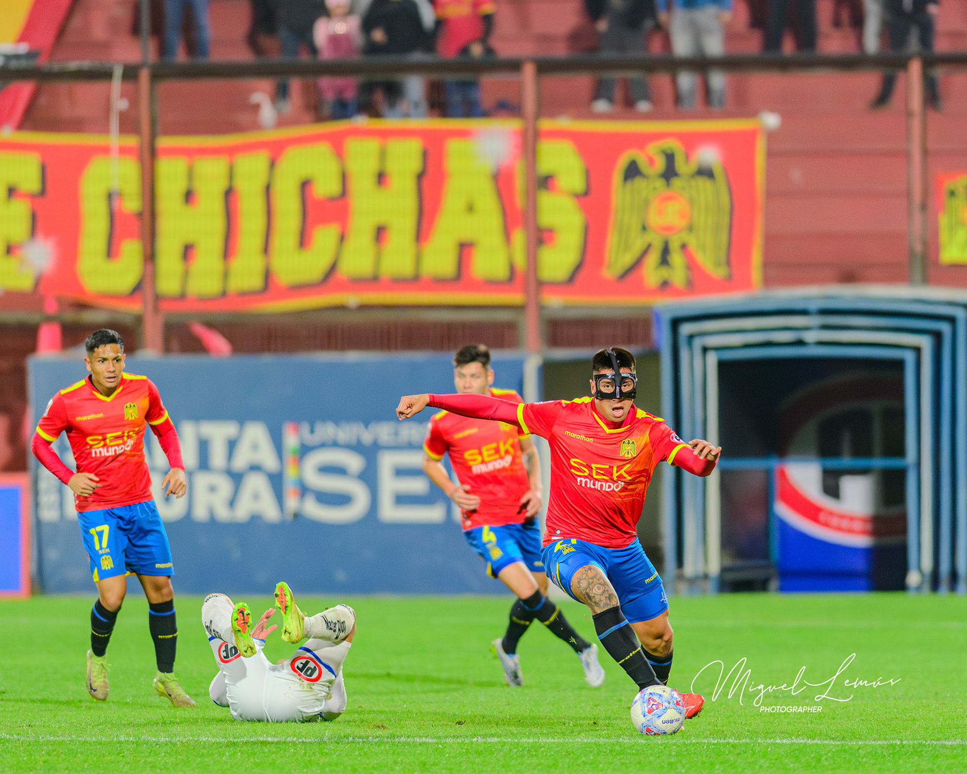 Santiago, Chile - 2026-05-18: Acción del partido entre Union Española  vs Club Deportes Iquique  Liga de Ascenso 2026 disputado en el Estadio Santa Laura  Foto: Miguel Lemus Dávila