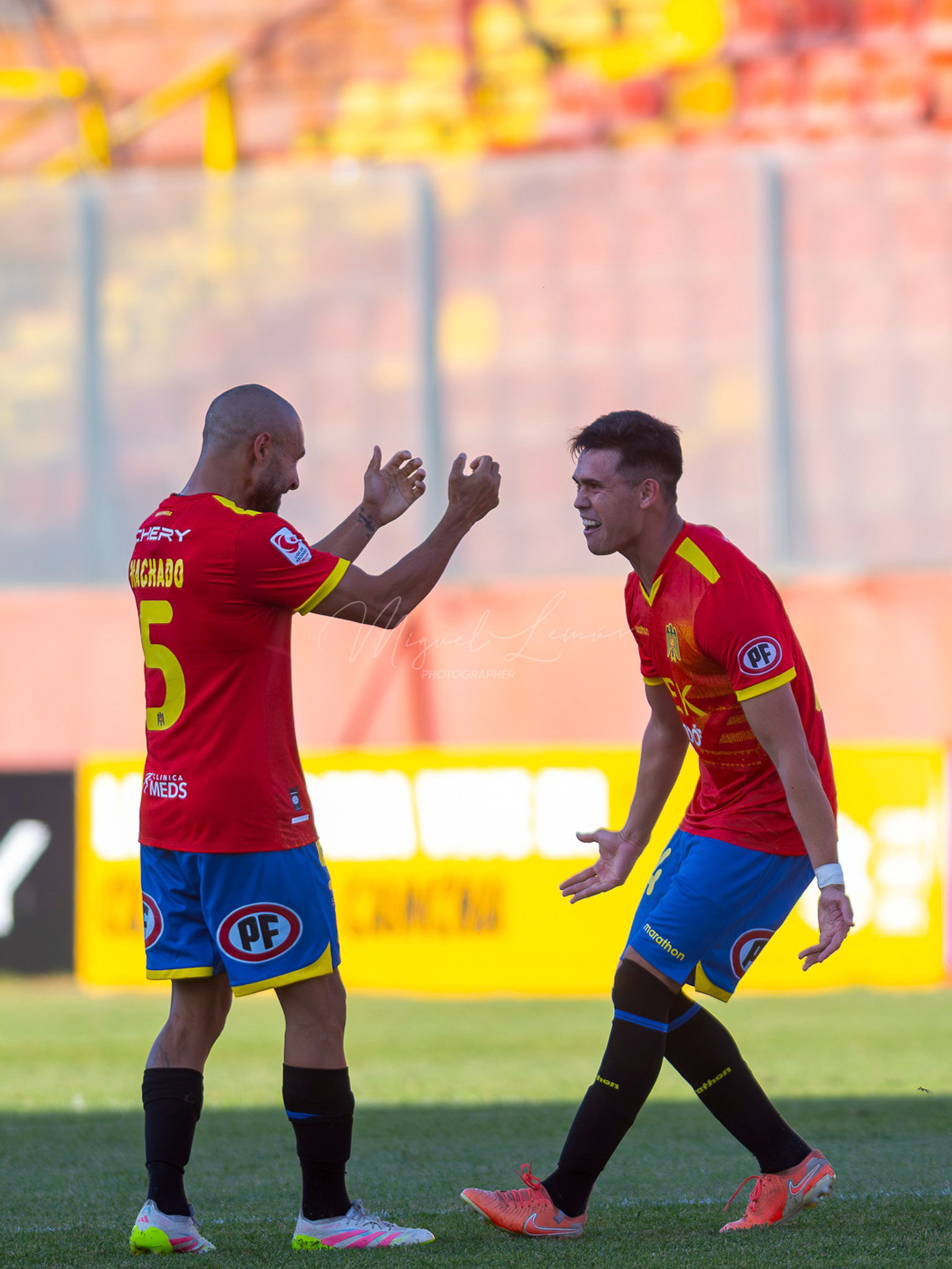Santiago, Chile - 21 de febrero de 2026: partido entre Union Española y San Luis de Quillota válido por la fecha21 de febrero de 2026:de la Liga de Ascenso 2026, disputado en el Estadio Santa Laura. Foto: Miguel Lemus