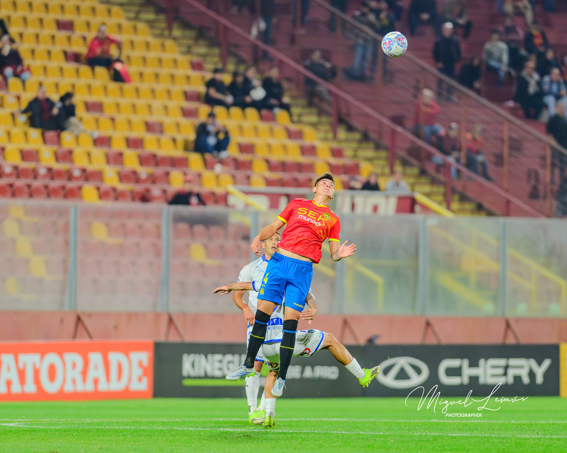 Santiago, Chile - 2026-05-18: Acción del partido entre Union Española  vs Club Deportes Iquique  Liga de Ascenso 2026 disputado en el Estadio Santa Laura  Foto: Miguel Lemus Dávila