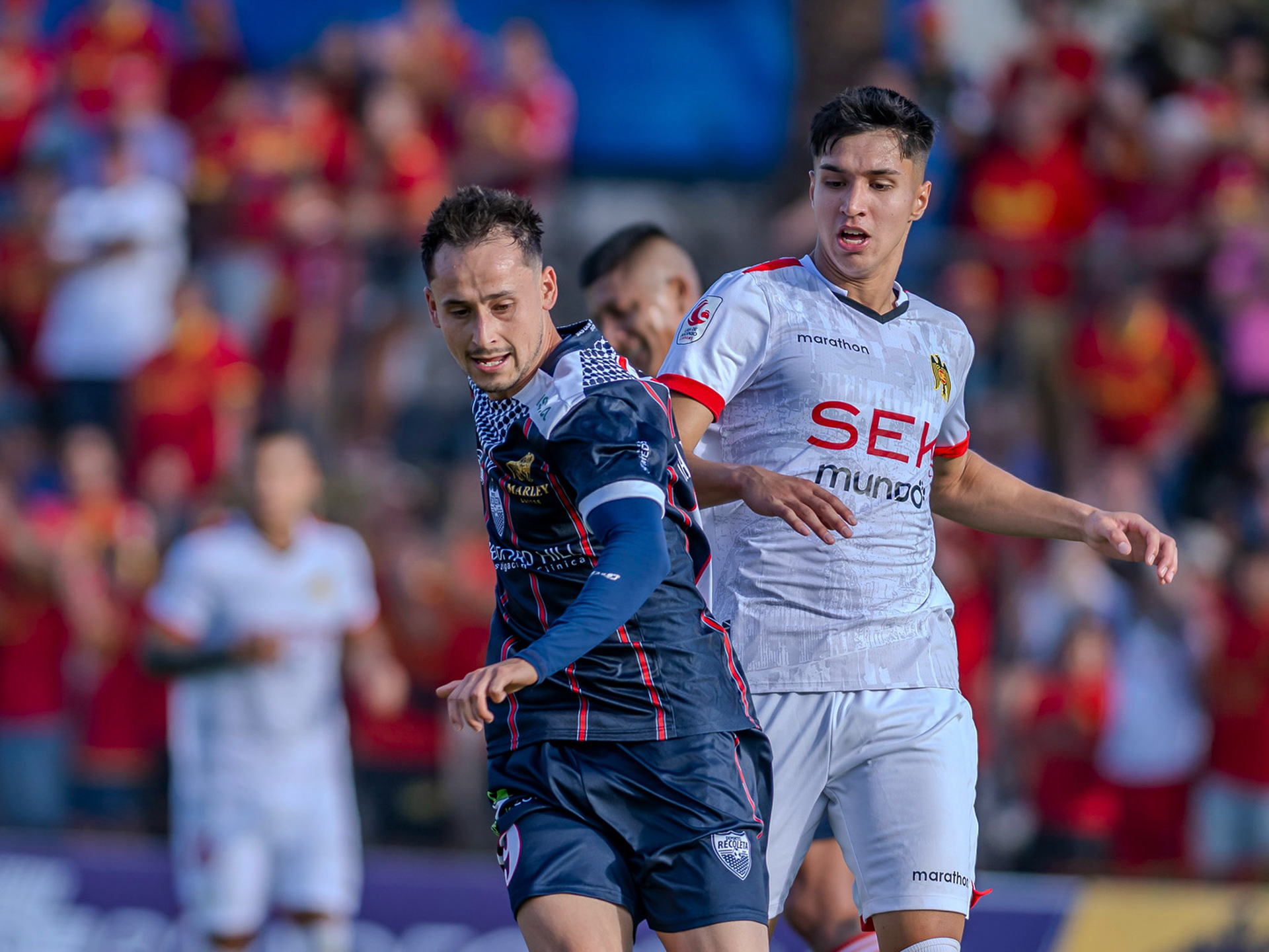 Santiago, Chile - 27 de febrero de 2026: partido entre Union Española y Deportes Recoleta válido por la fecha 2 del 2026 ,de la Liga de Ascenso 2026, disputado en el Estadio Popular de Recoleta Leonel Sanchez Foto: Miguel LemusFoto: Miguel Lemus Dávila
