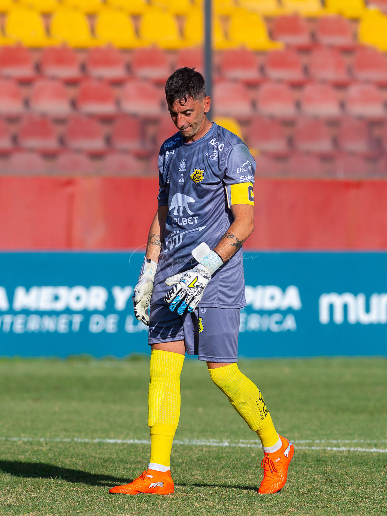Santiago, Chile - 21 de febrero de 2026: partido entre Union Española y San Luis de Quillota válido por la fecha21 de febrero de 2026:de la Liga de Ascenso 2026, disputado en el Estadio Santa Laura. Foto: Miguel Lemus