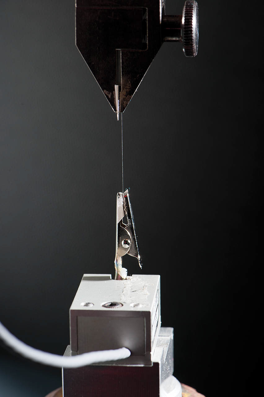 Tensile strength test.