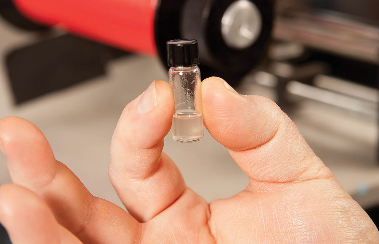 Spider silk proteins dissolved into "spindope."