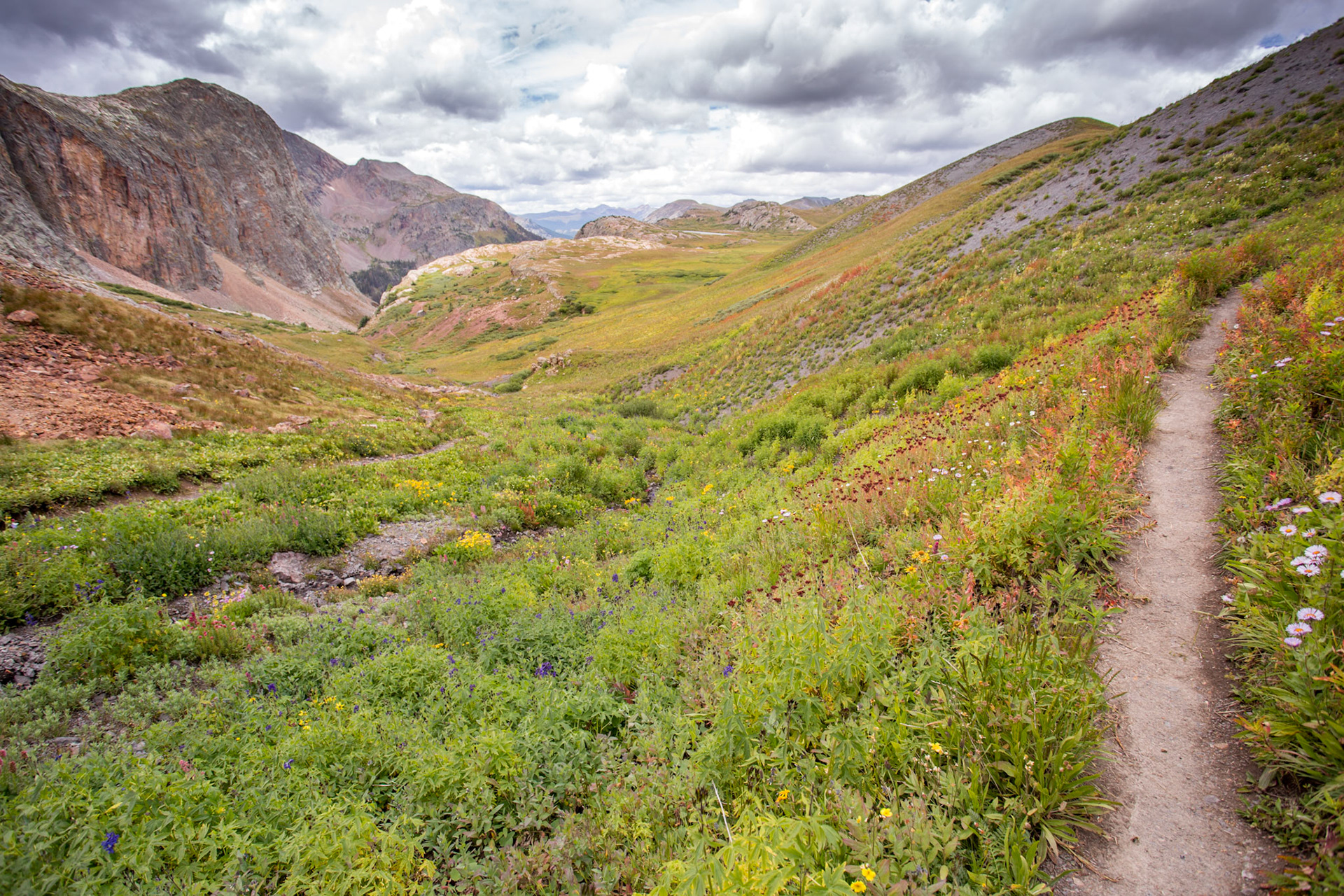 Nearing the top of Pass #1