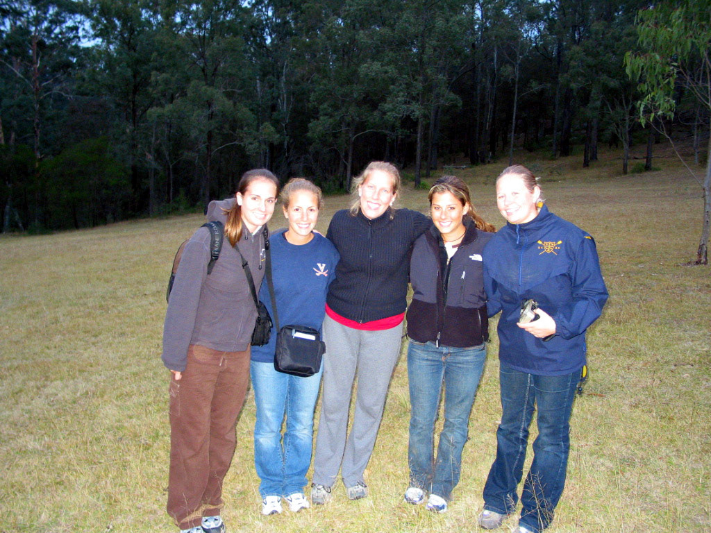 Me, Amanda, Allison, Erin (USA) and Becky (England)