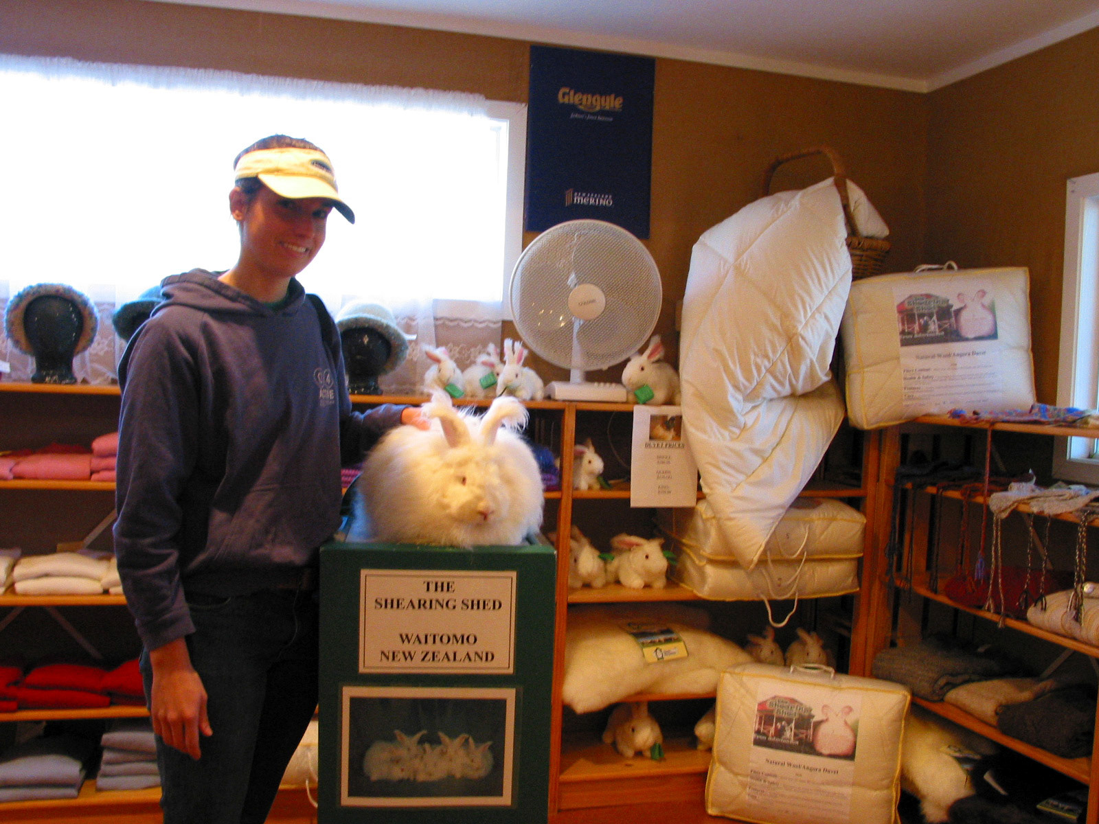 Me with the biggest bunny I've ever seen