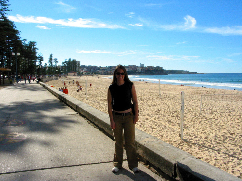 On Manly Beach