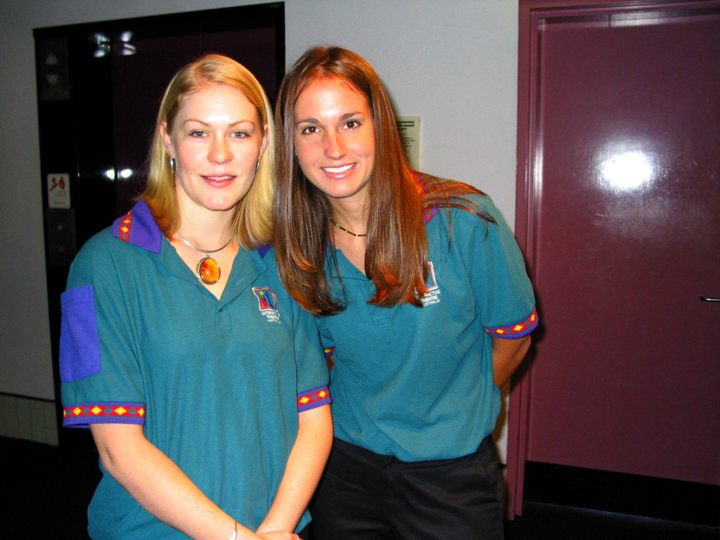 Hayley and I at our first gig