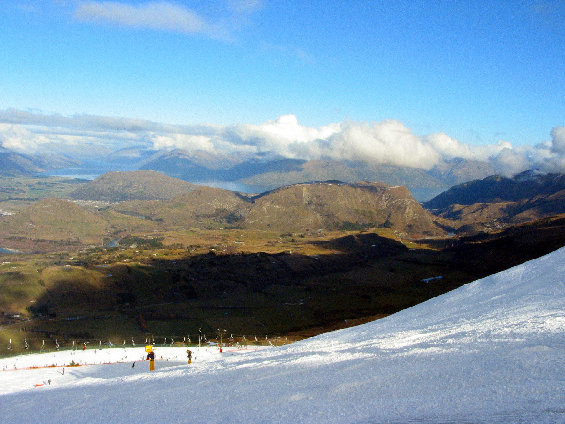 The view from the slopes