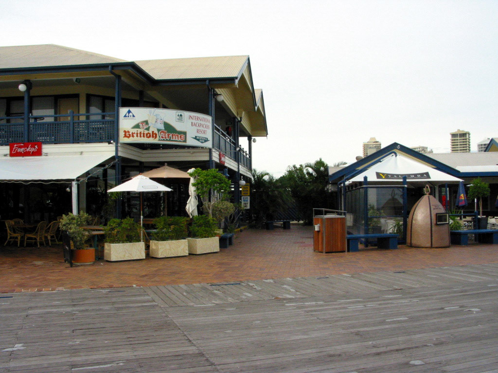 The British Arms Youth Hostel at Mariner's Cove