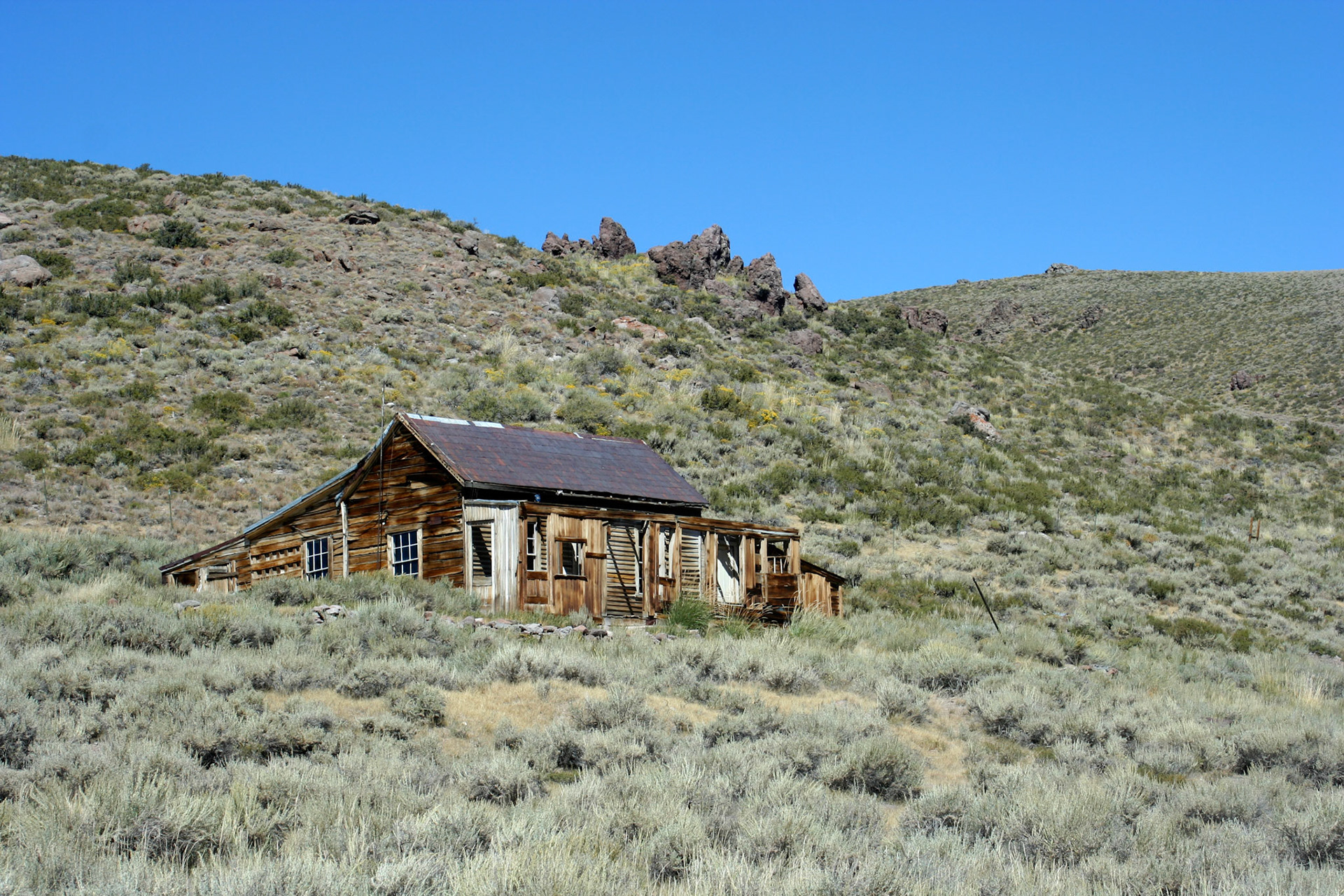 Arriving in the Ghost Town of Bodie
