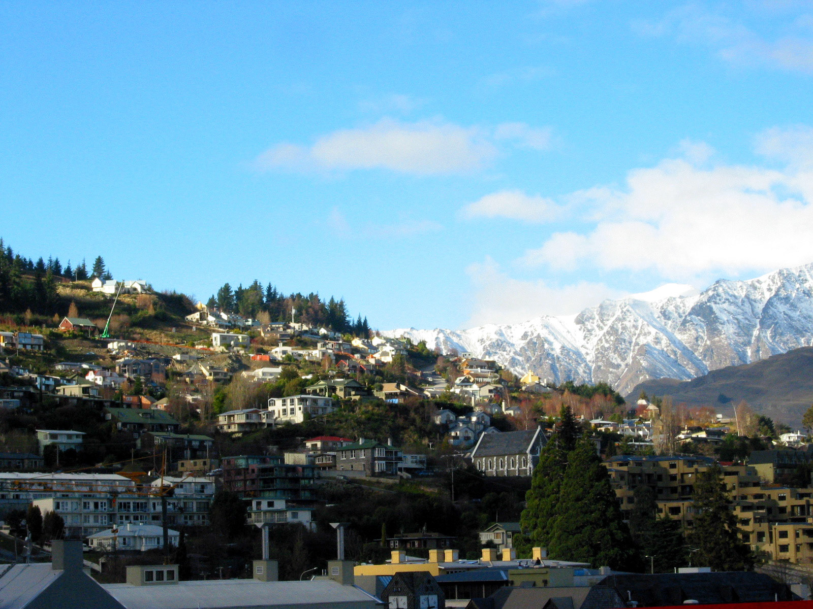 Queenstown and mountains