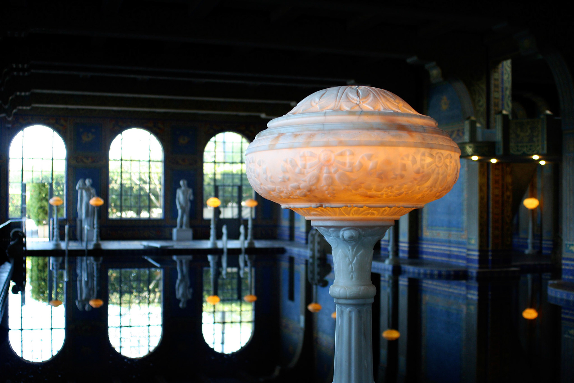 The indoor pool