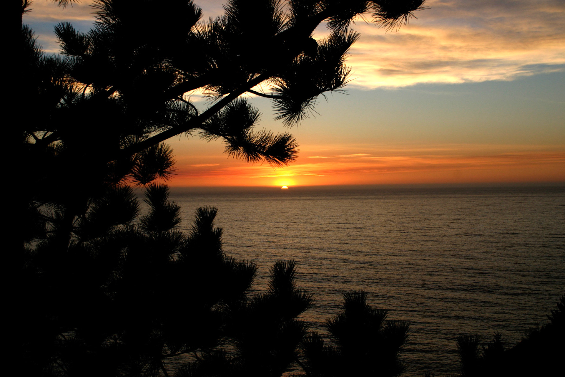 Sunset in Big Sur