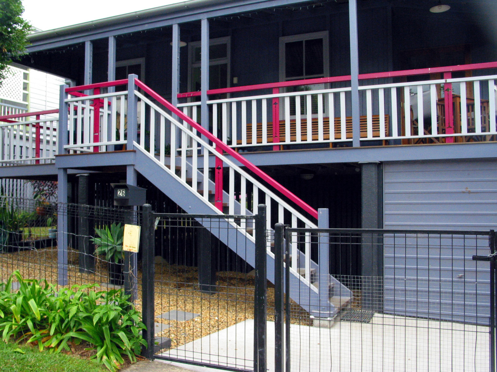 Justin and Brooke's house, a newly renovated typical Queensland-style home