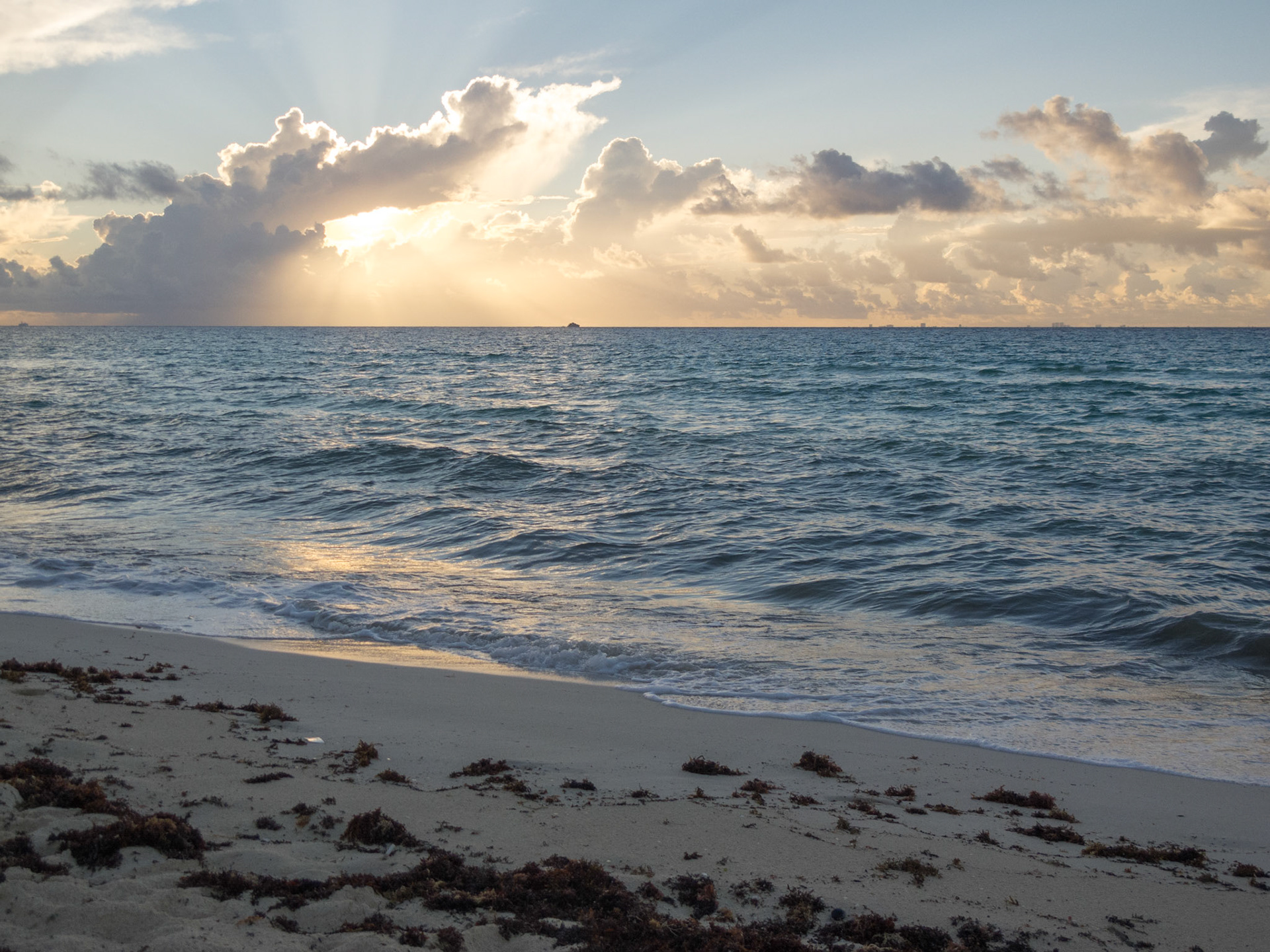 Sunrise over the Caribbean