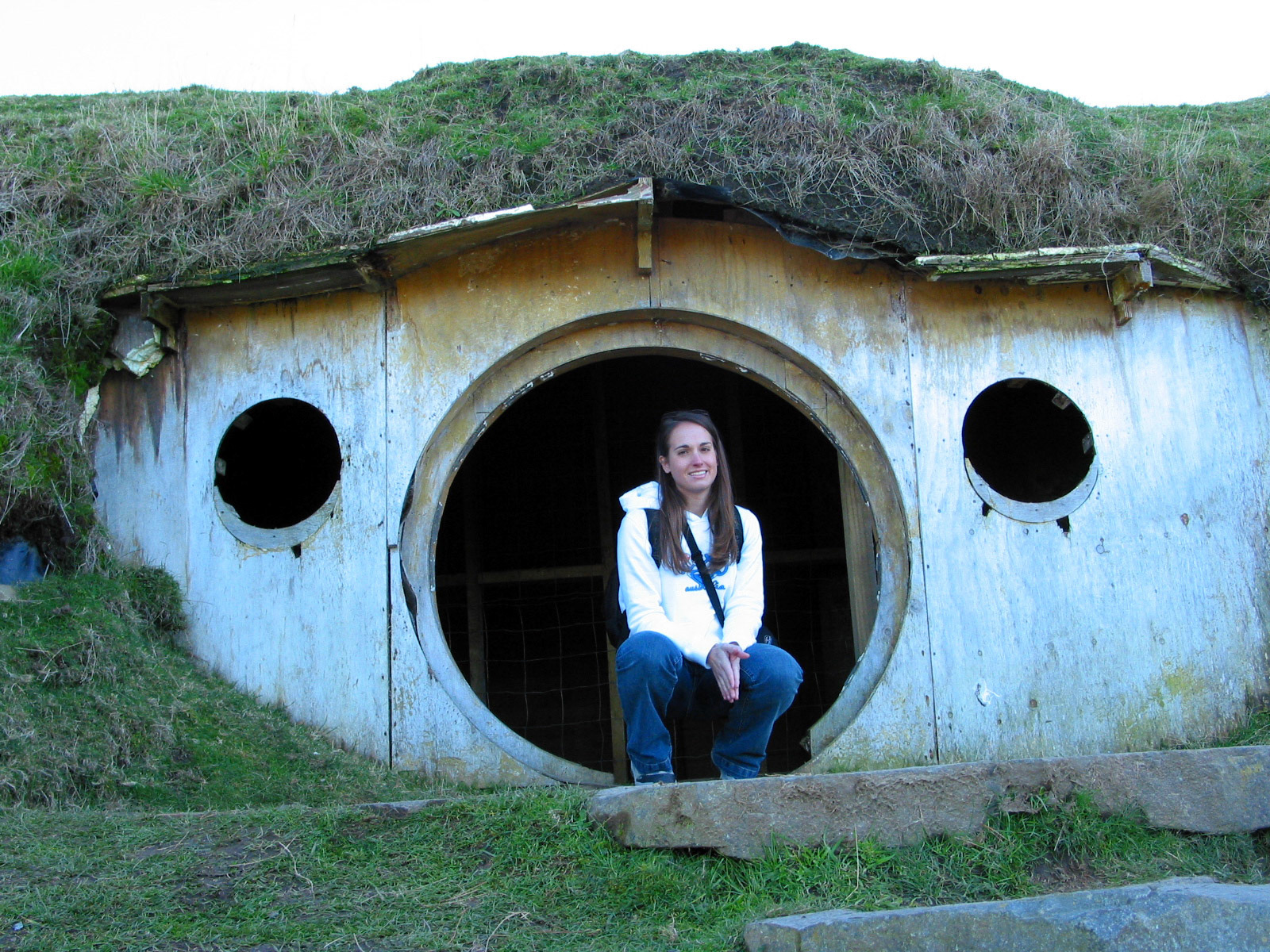 Me in Bilbo's doorway