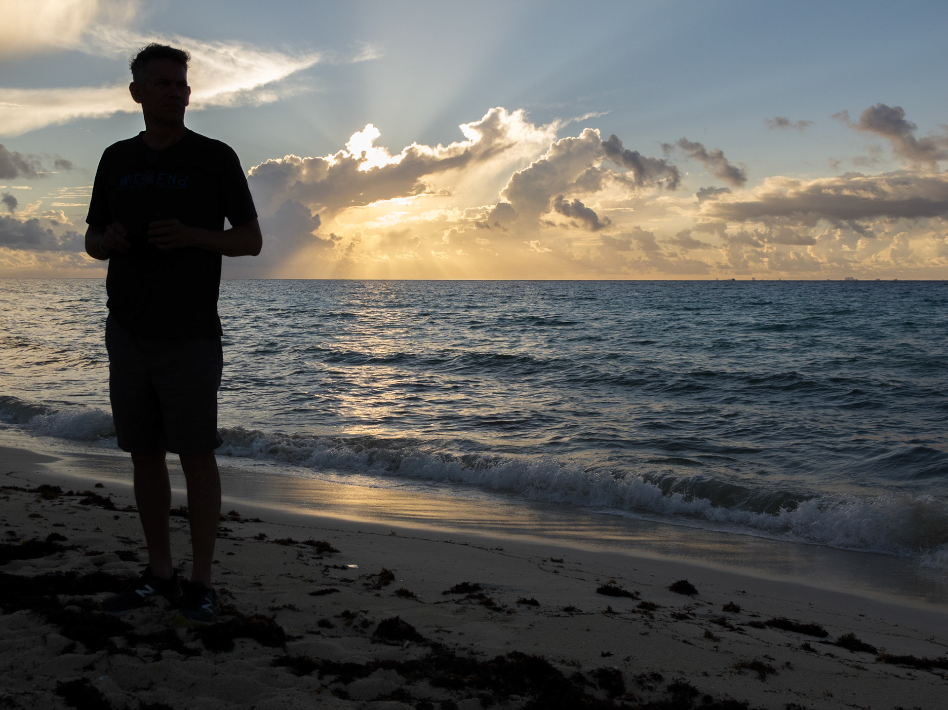 Sunrise over the Caribbean