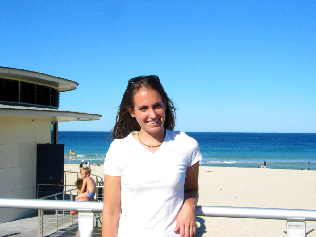 In front of Bondi Beach