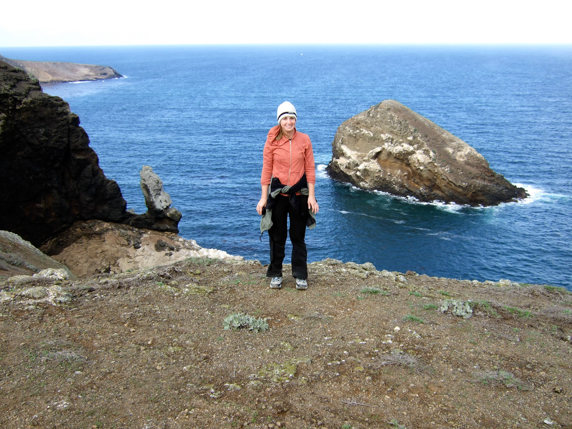Standing on the cliff