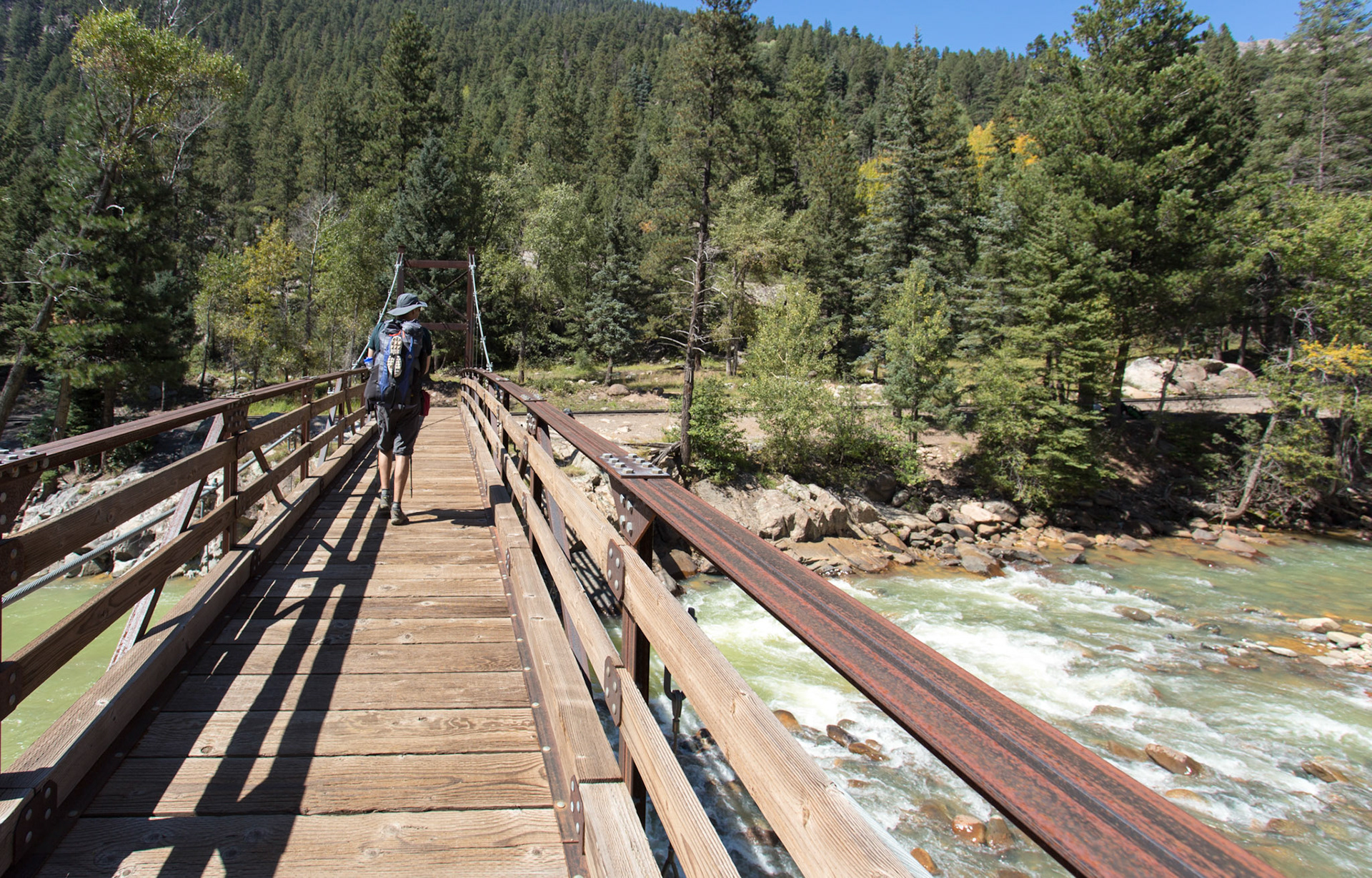 Crossing over the Animas River