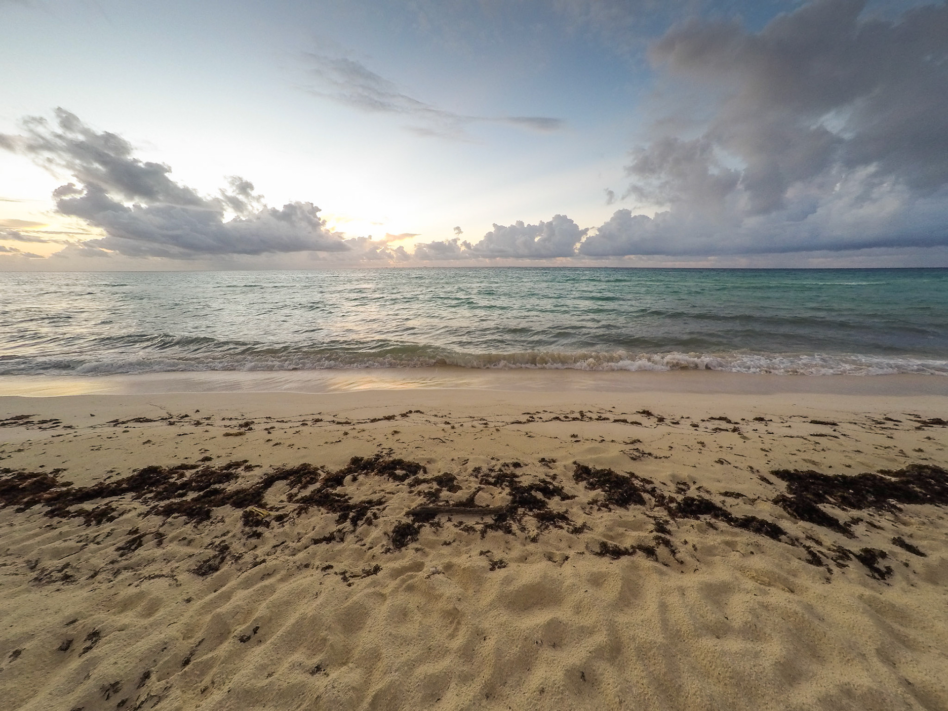 Sunrise over the Caribbean