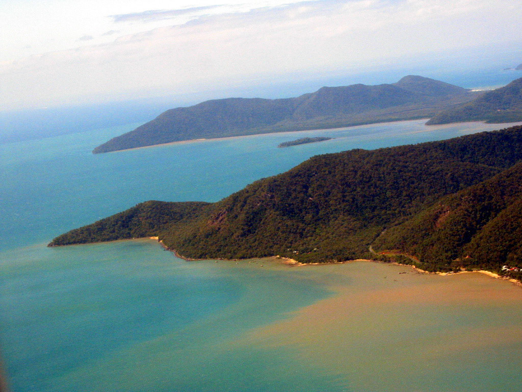 Coastline just south of Cairns