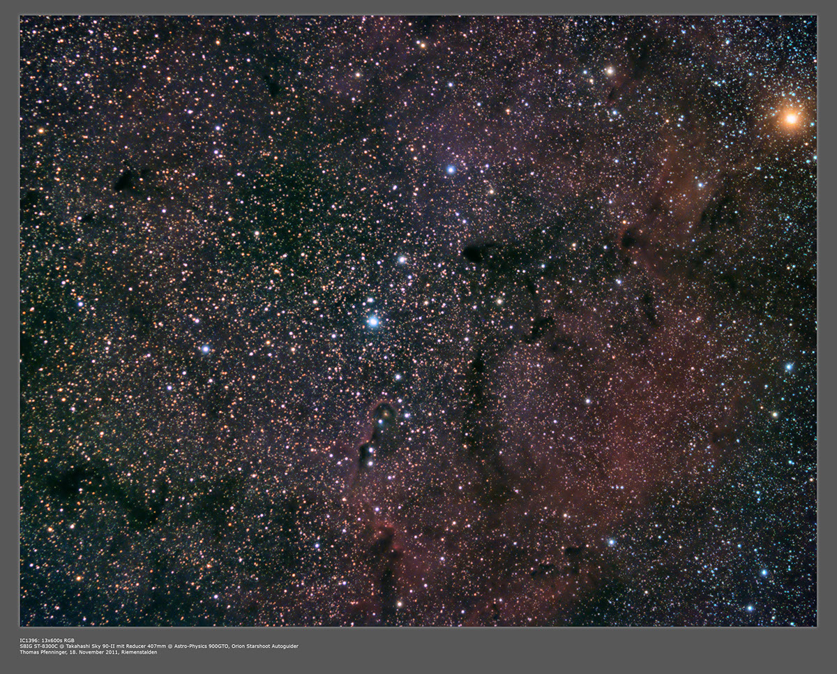 IC1396: 13x10 minutes