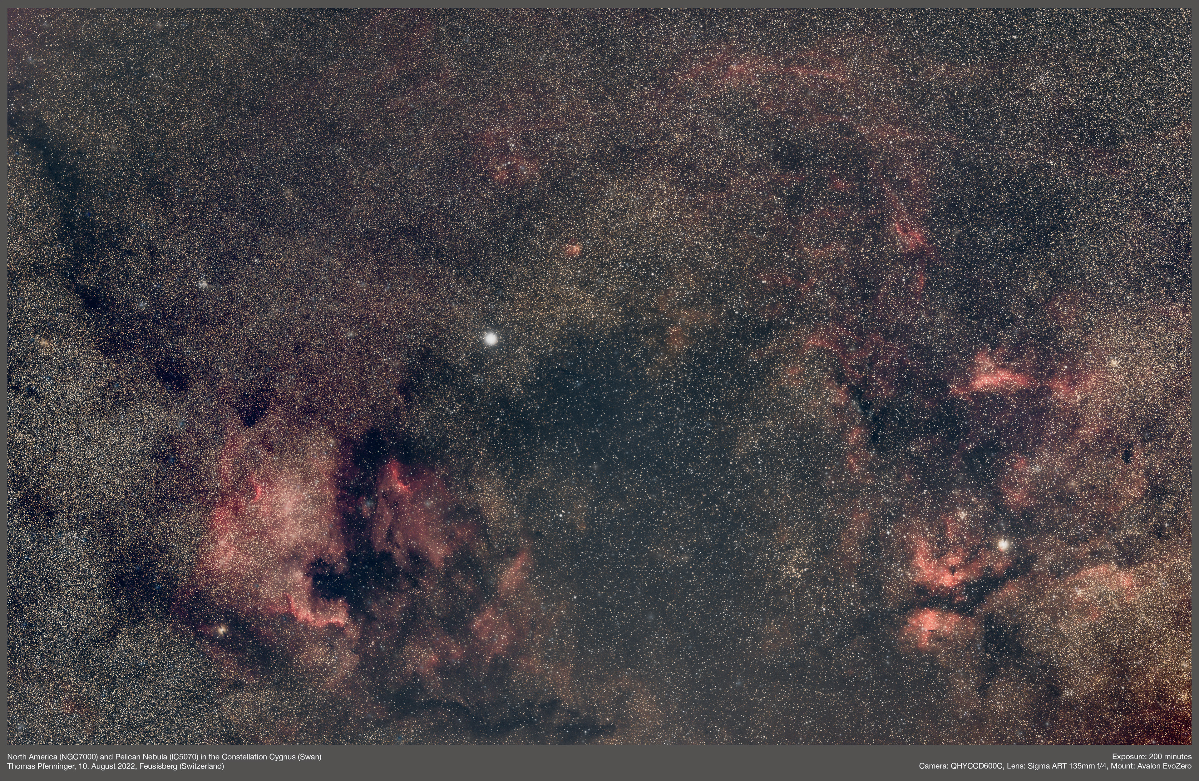 NGC7000 North America Nebula