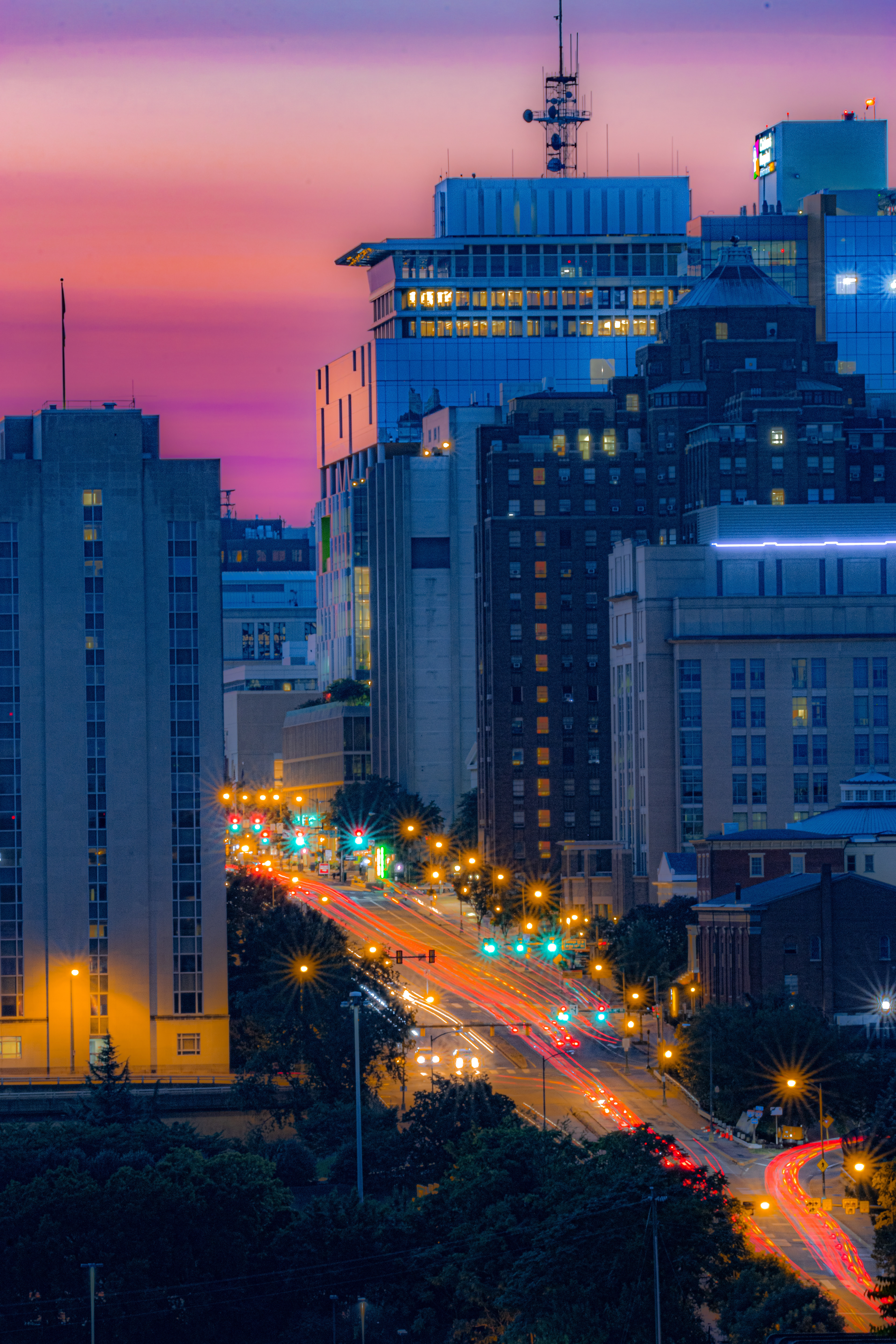 VCU from Church Hill Overlook