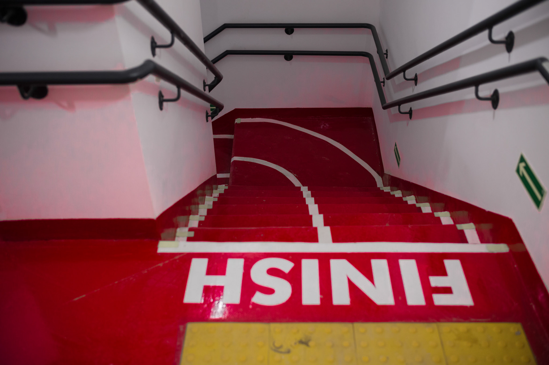 Jogging en escalier