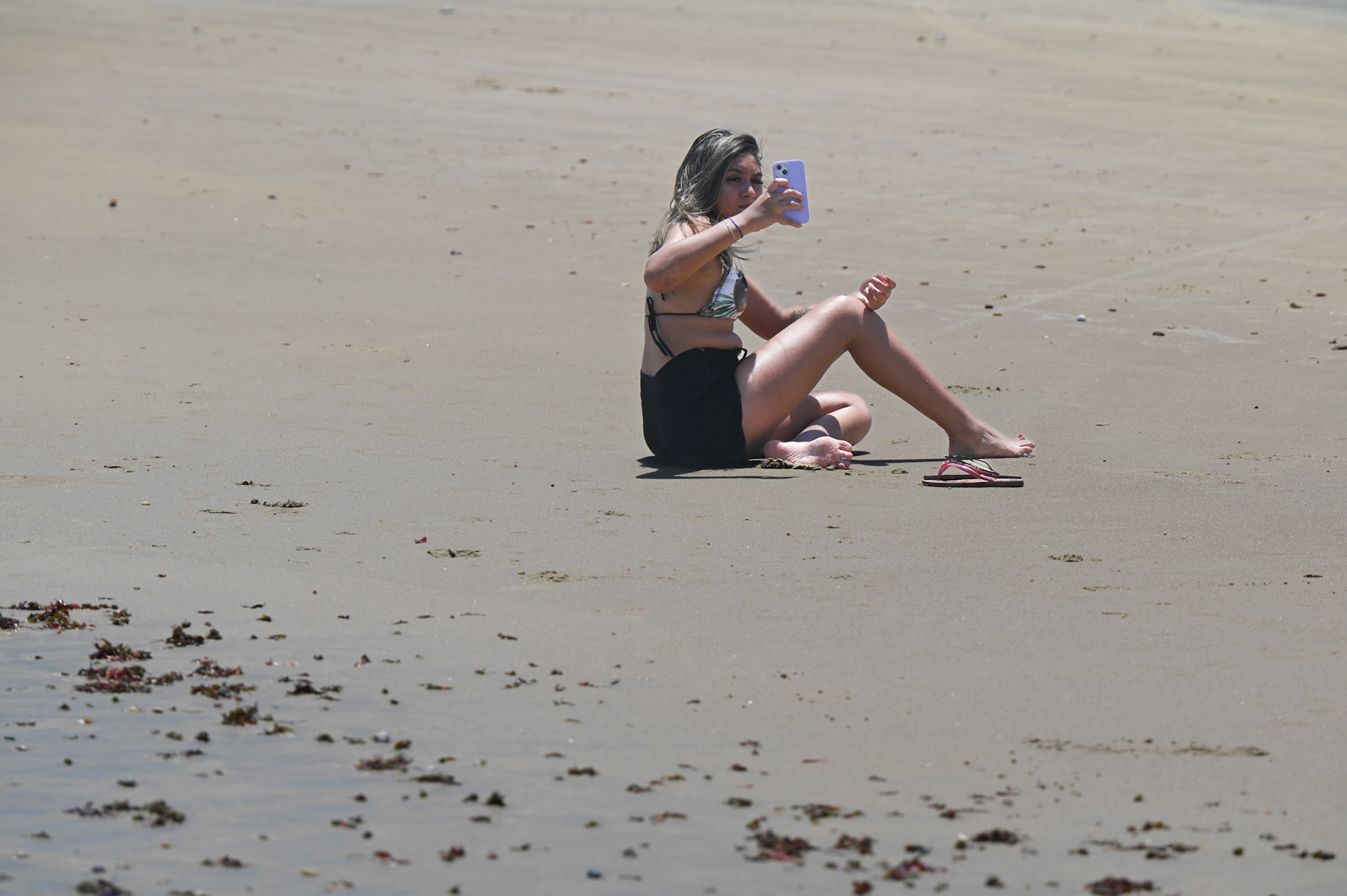Selfie de plage