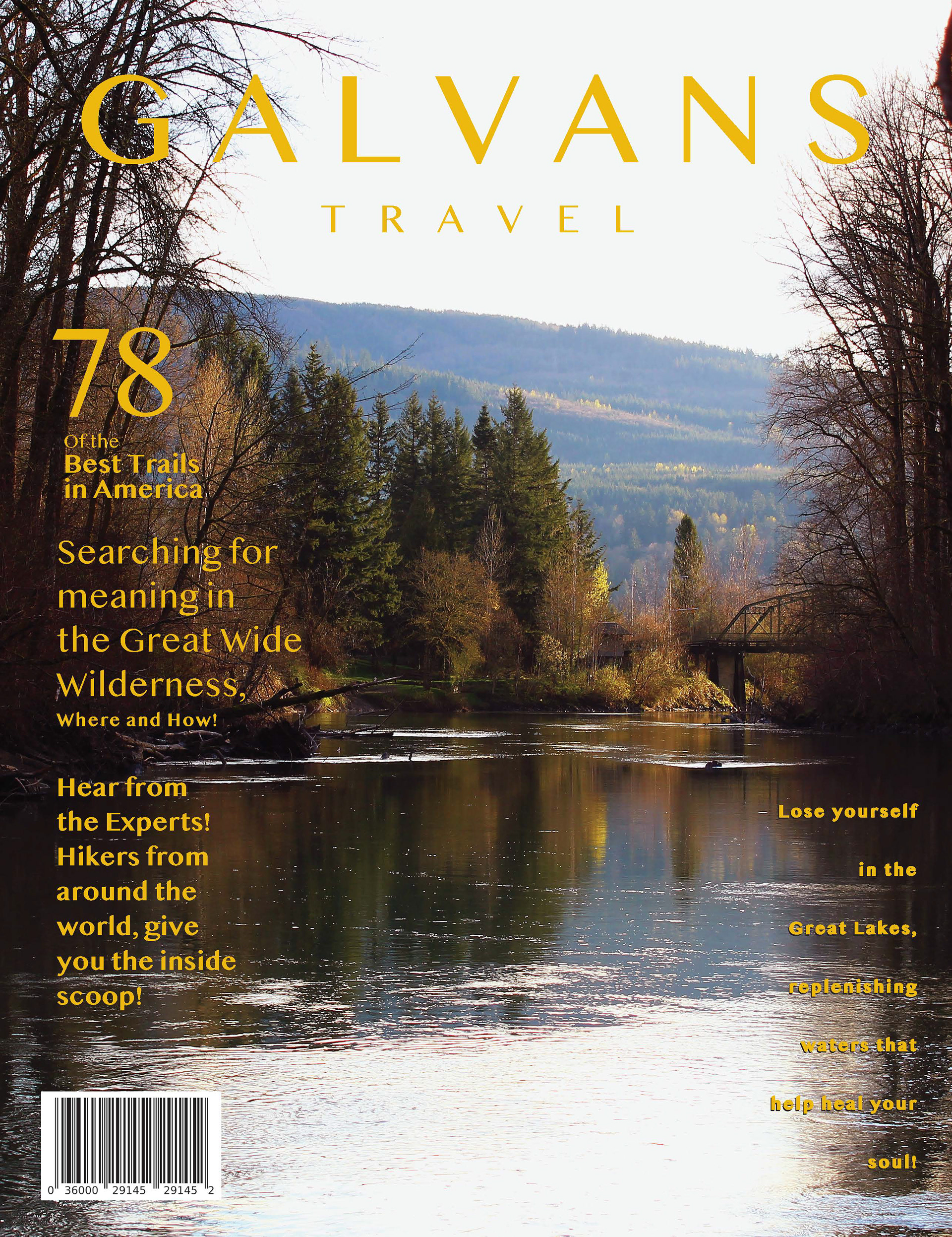 Fake Travel Magazines for characters to read in their cells. Characters were expecting to travel their participation in the drug trial.