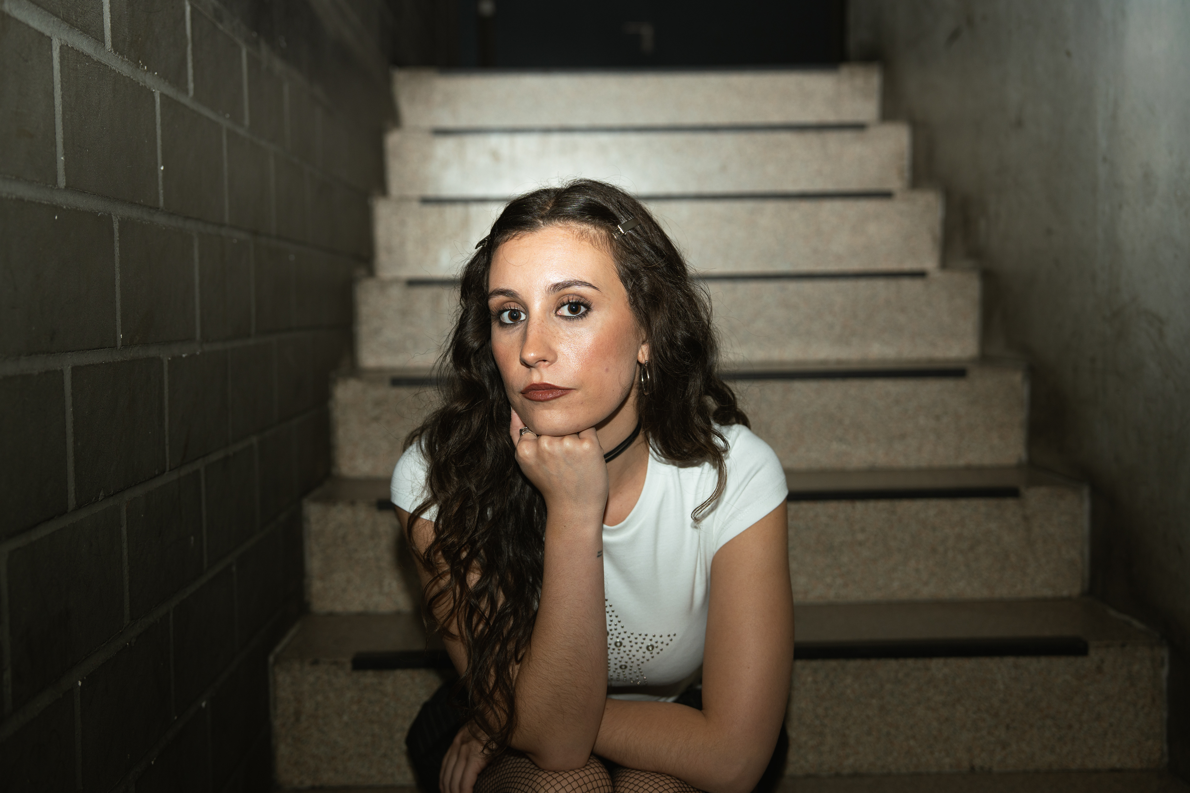 cristina before her set