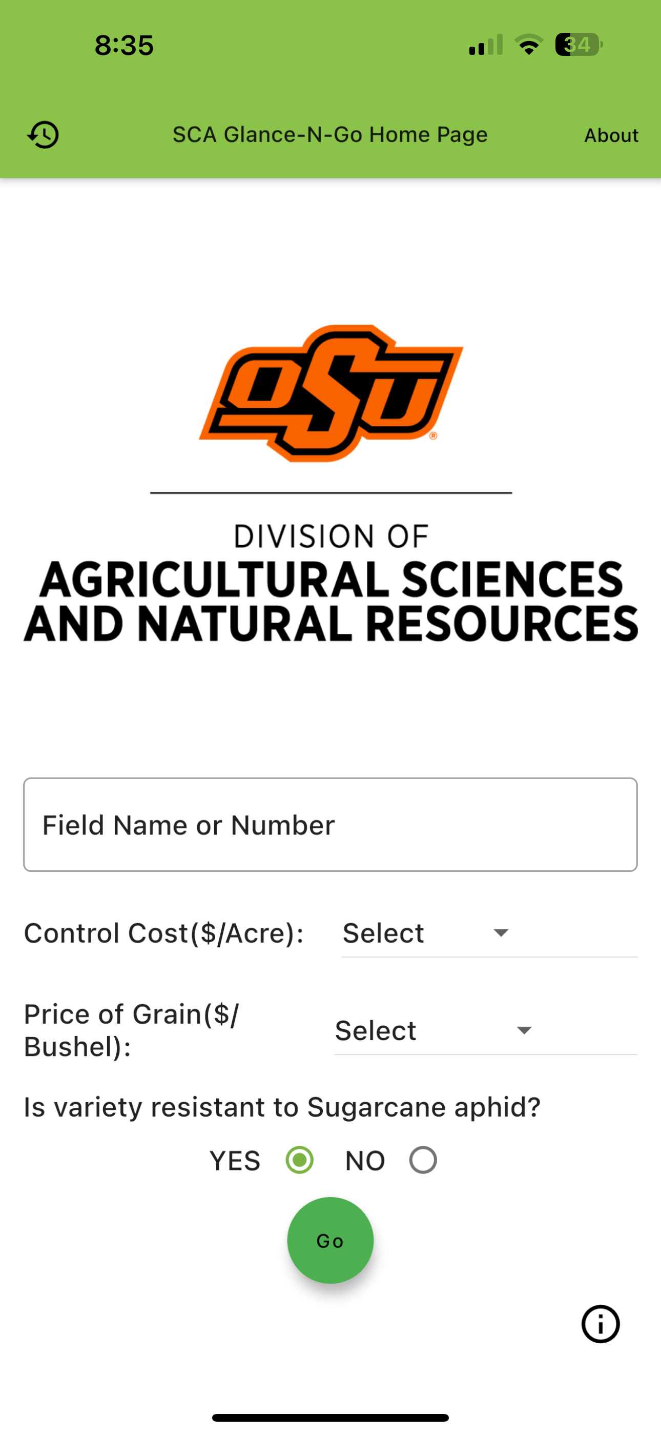 Glance N Go Before Redesign