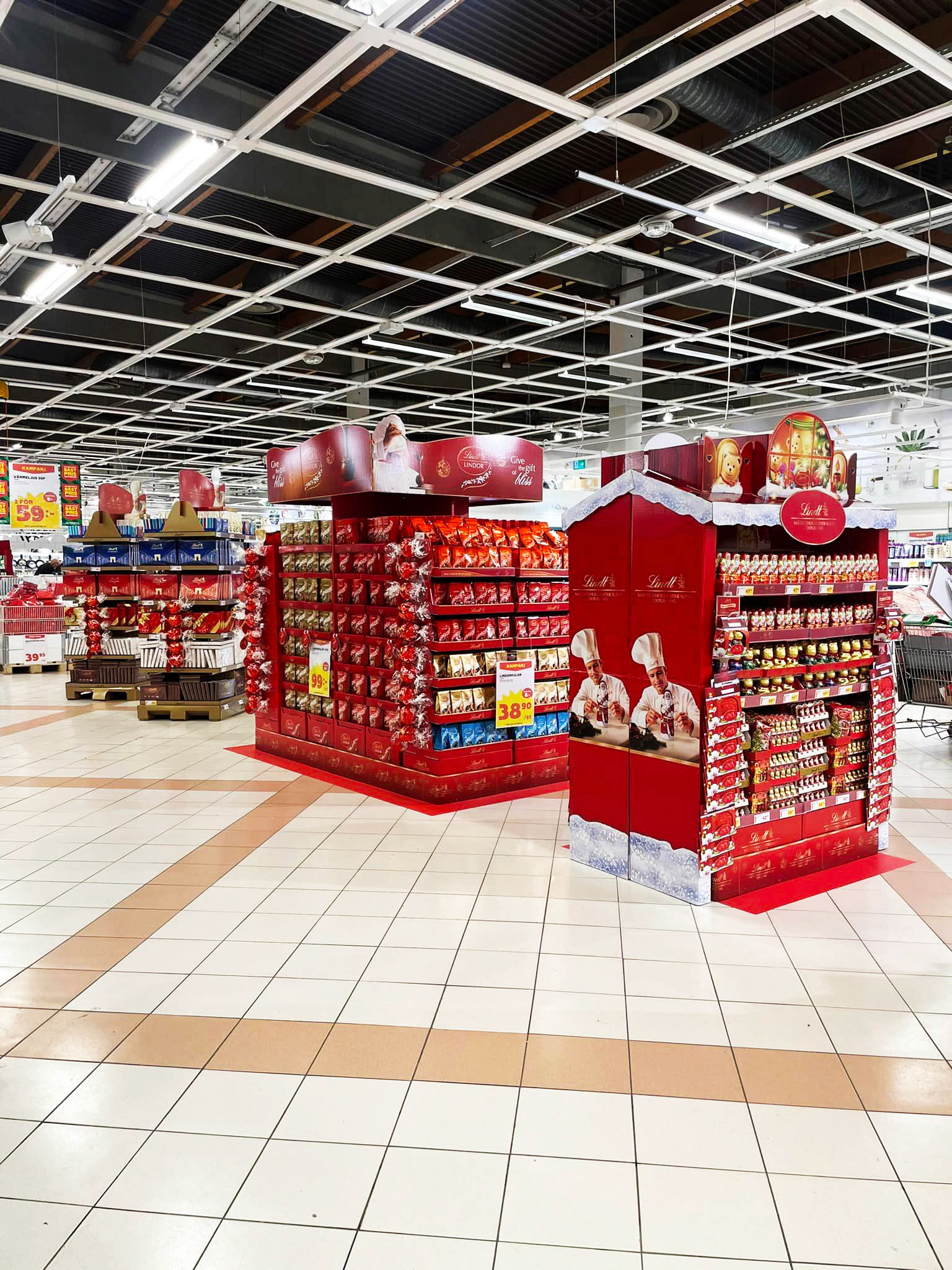 Lindt Christmas Display